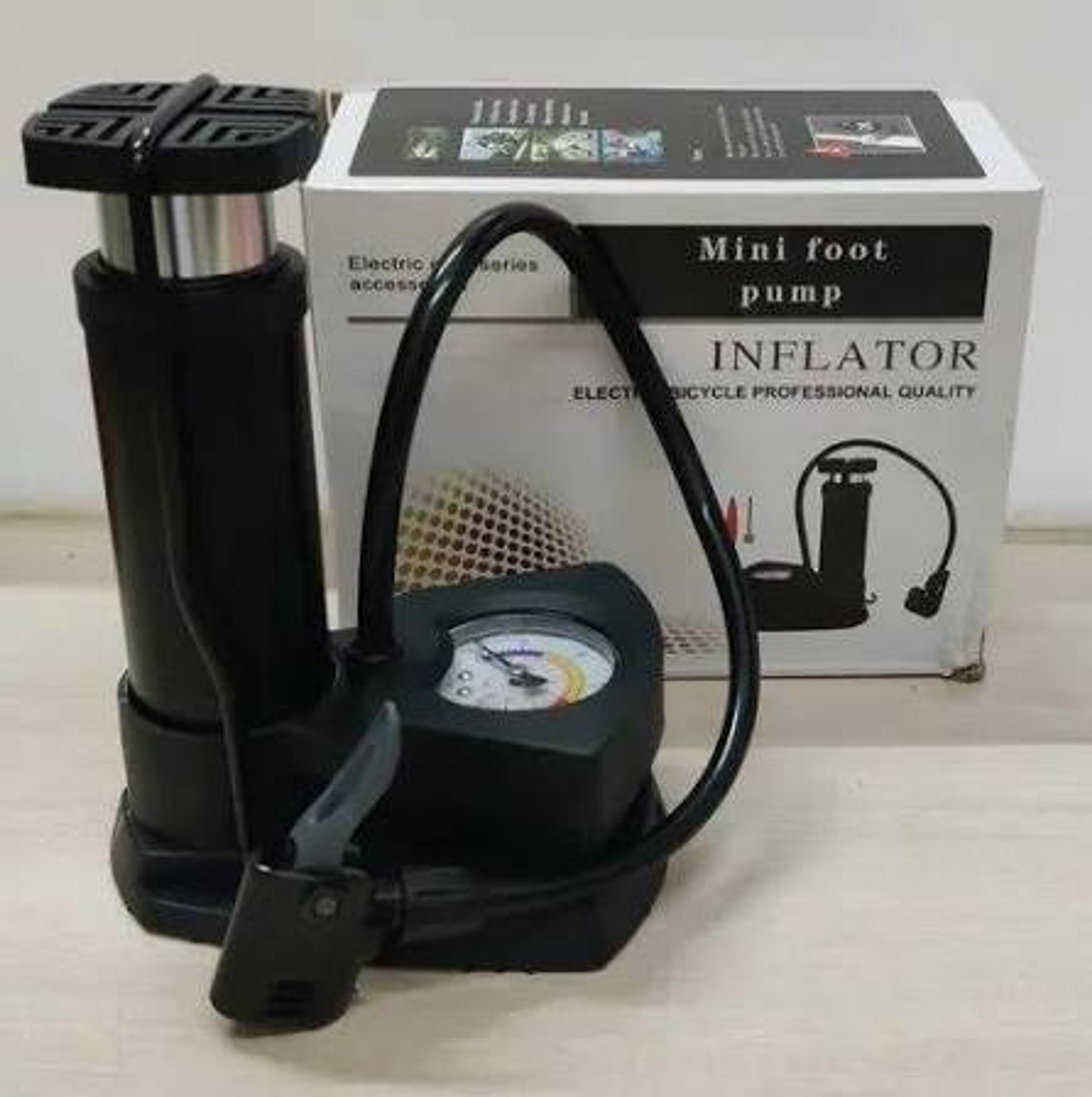 Portable Foot Air Pump With Pressure Gauge - Thumbnail 4