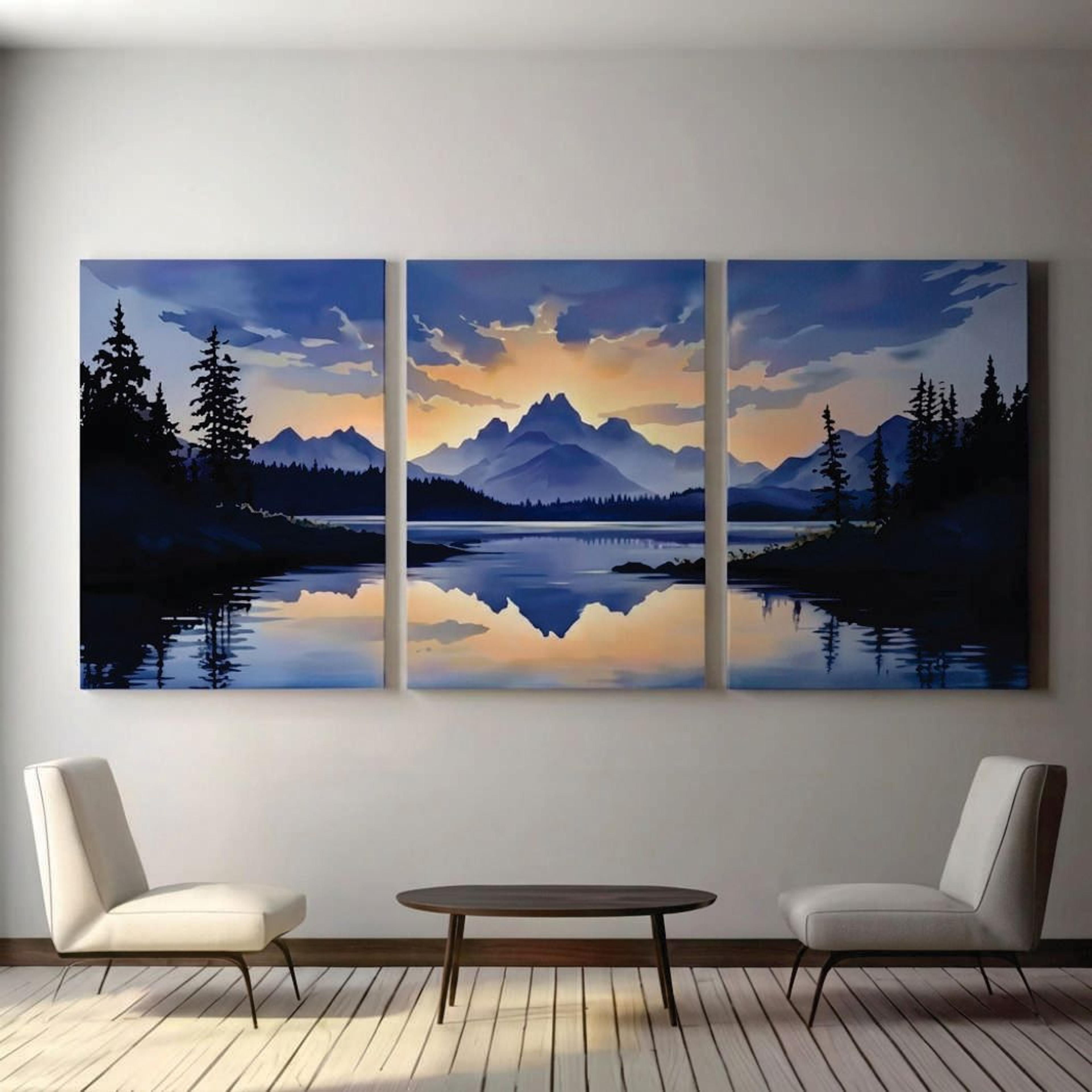 3-Panel 8x11 Wall Art Set - Thumbnail 1