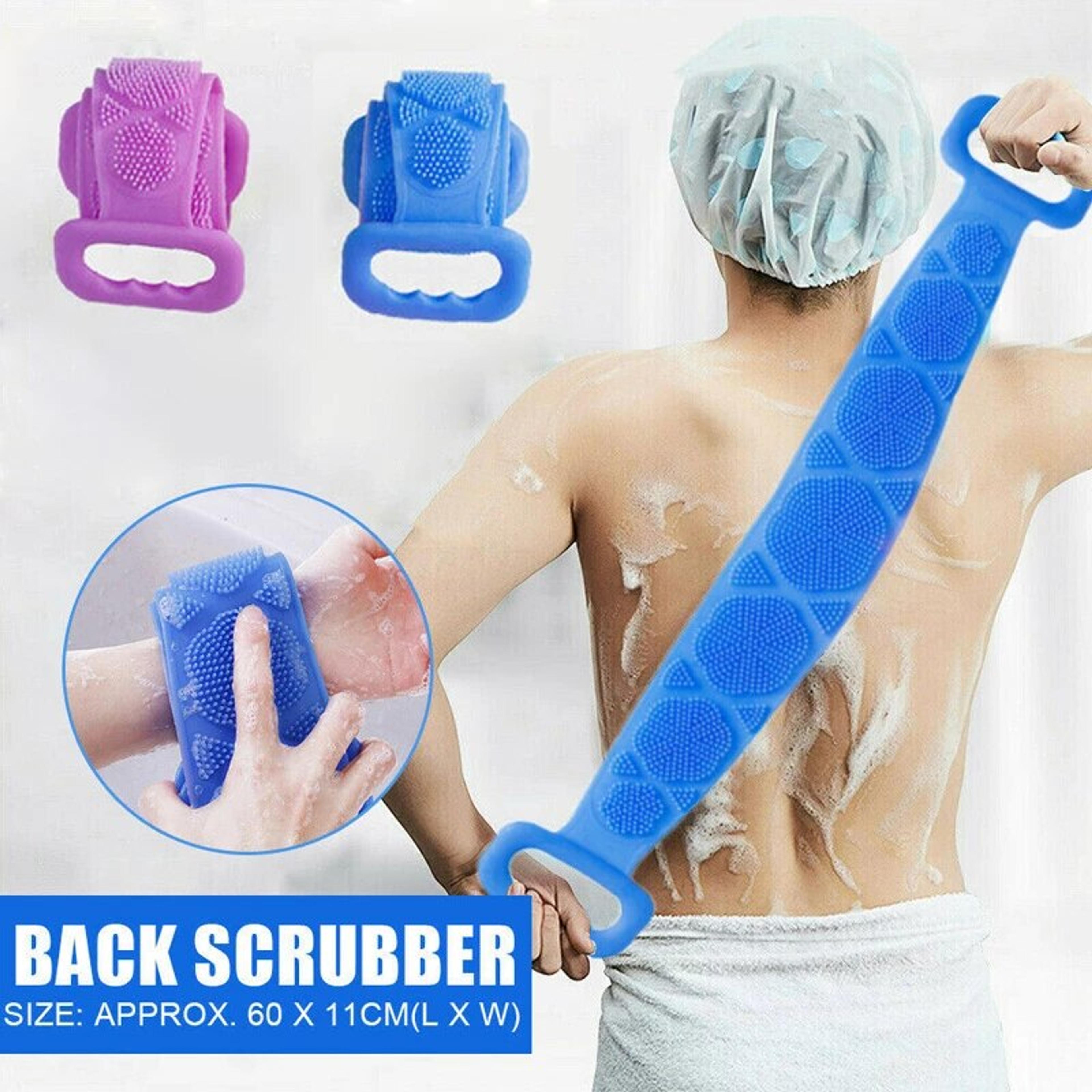 Double Side Bath Towel Scrubber (random Color) - Thumbnail 3