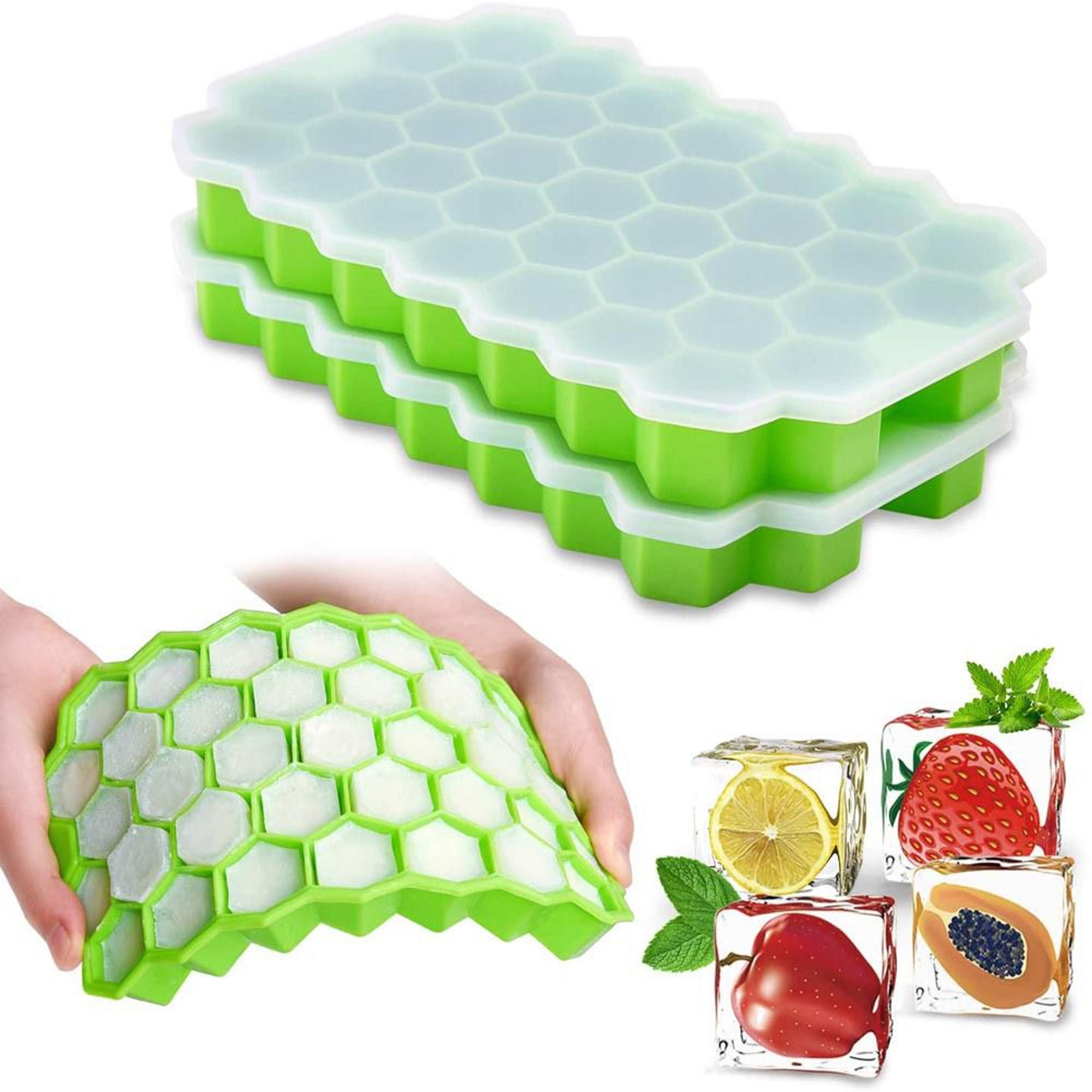 37 Cube Honeycomb Ice Tray With Lid - Thumbnail 2