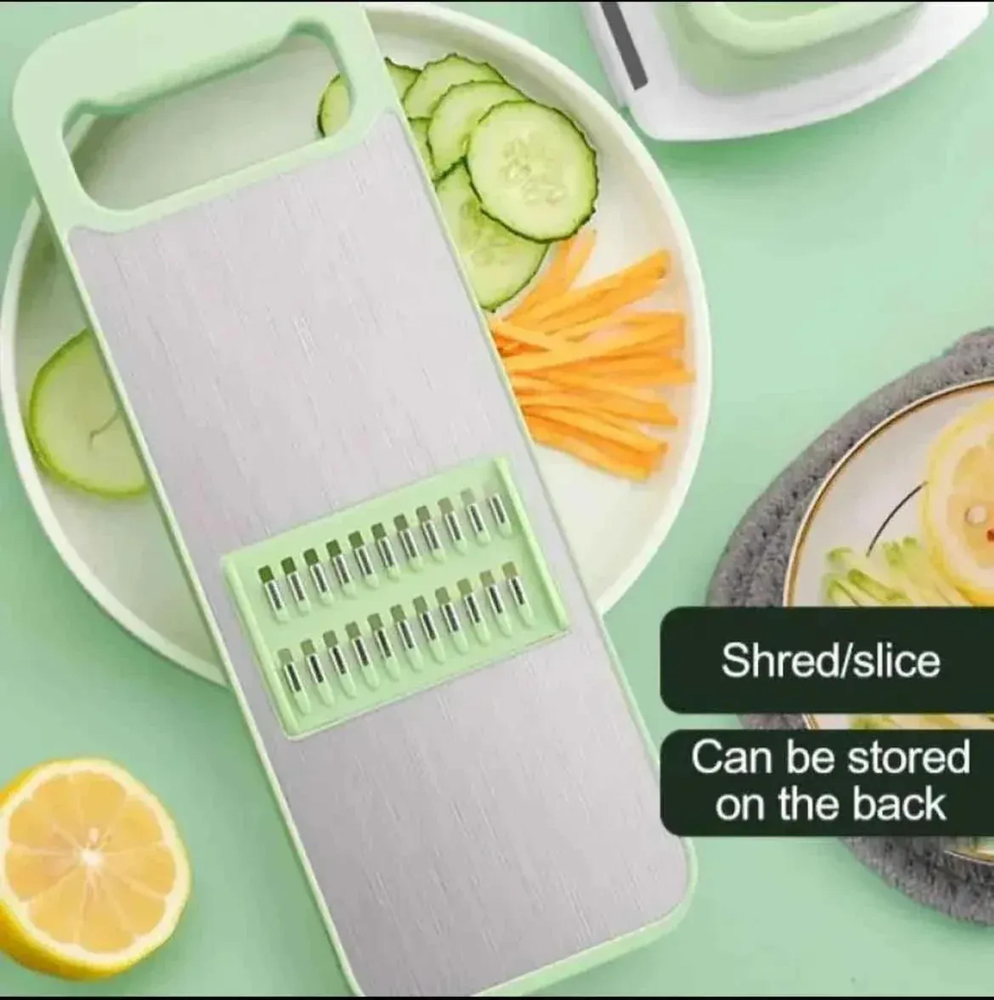 5-in-1 Stainless Slicer & Grater - Thumbnail 5