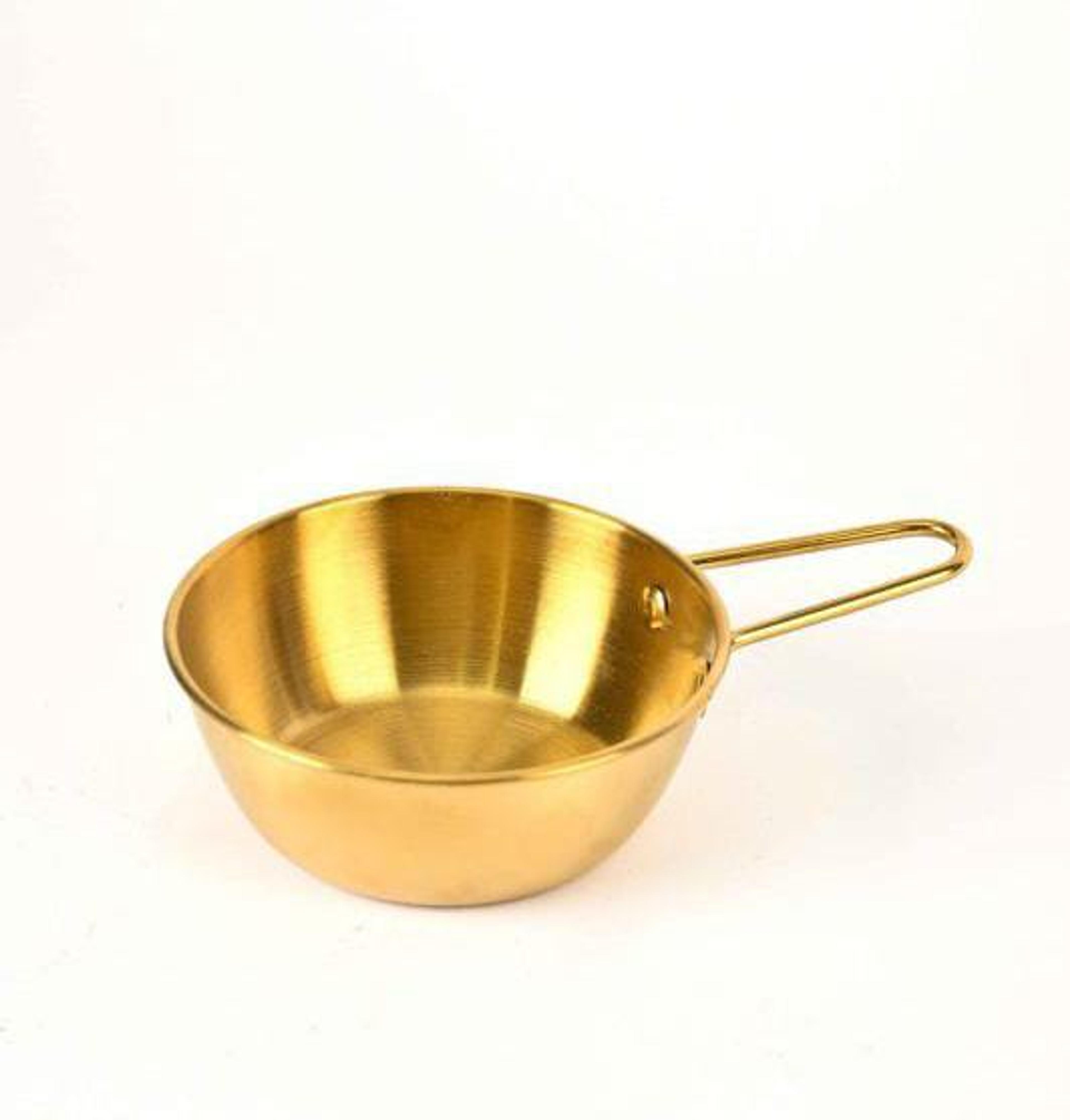 Mini Gold Stainless Saucepan - Thumbnail 3