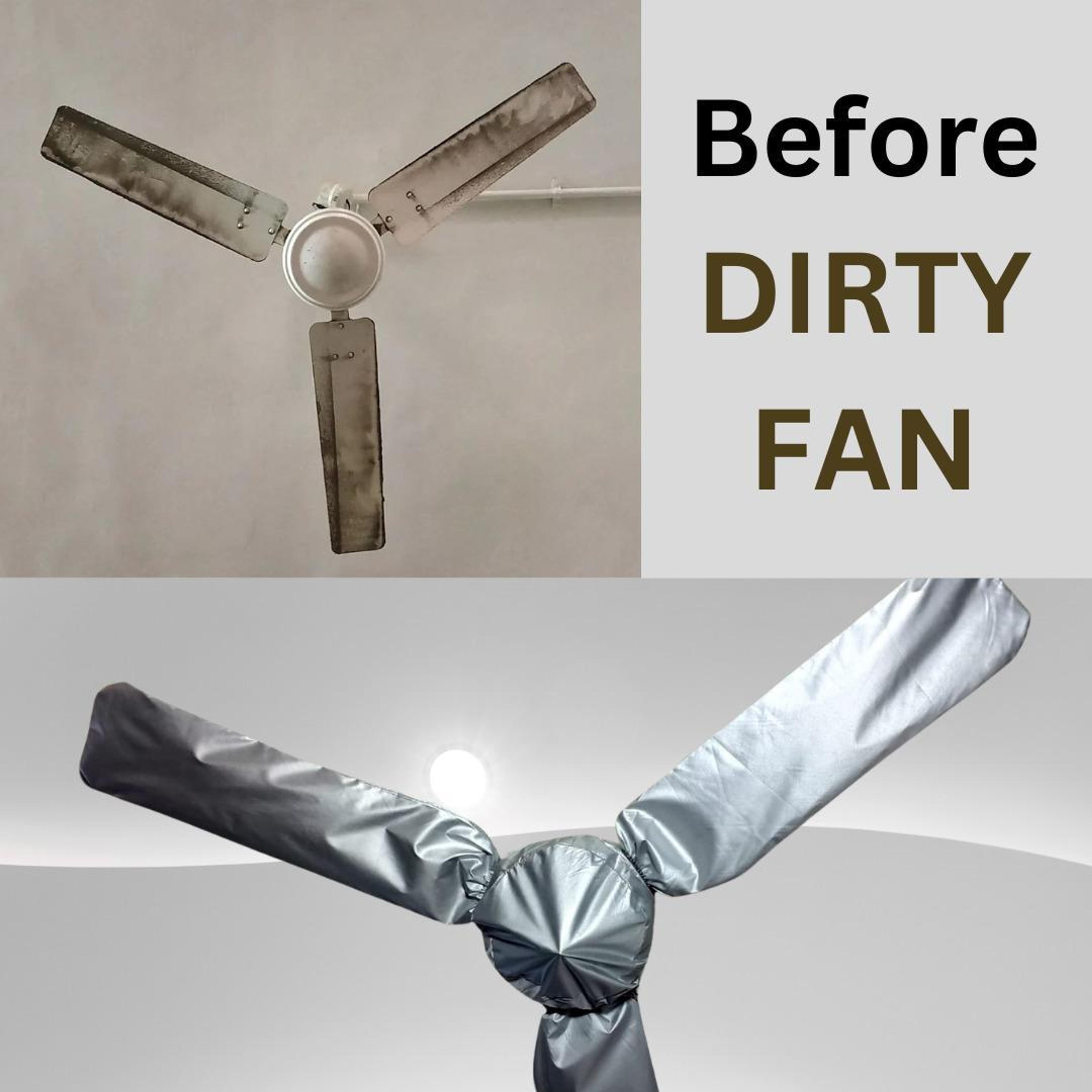 Dust Proof Ceiling Fan Cover - Thumbnail 3