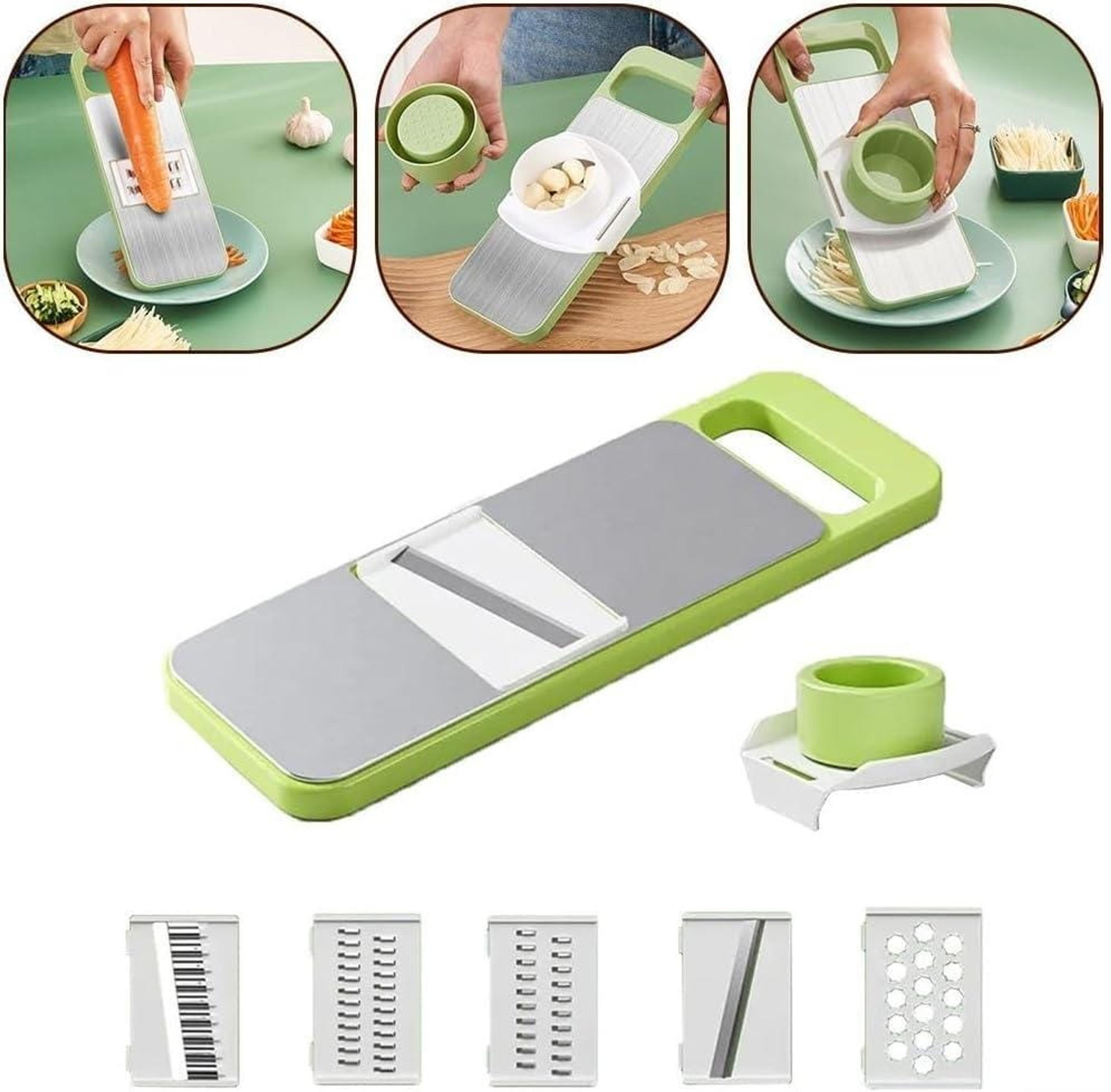 5-in-1 Stainless Slicer & Grater - Thumbnail 4