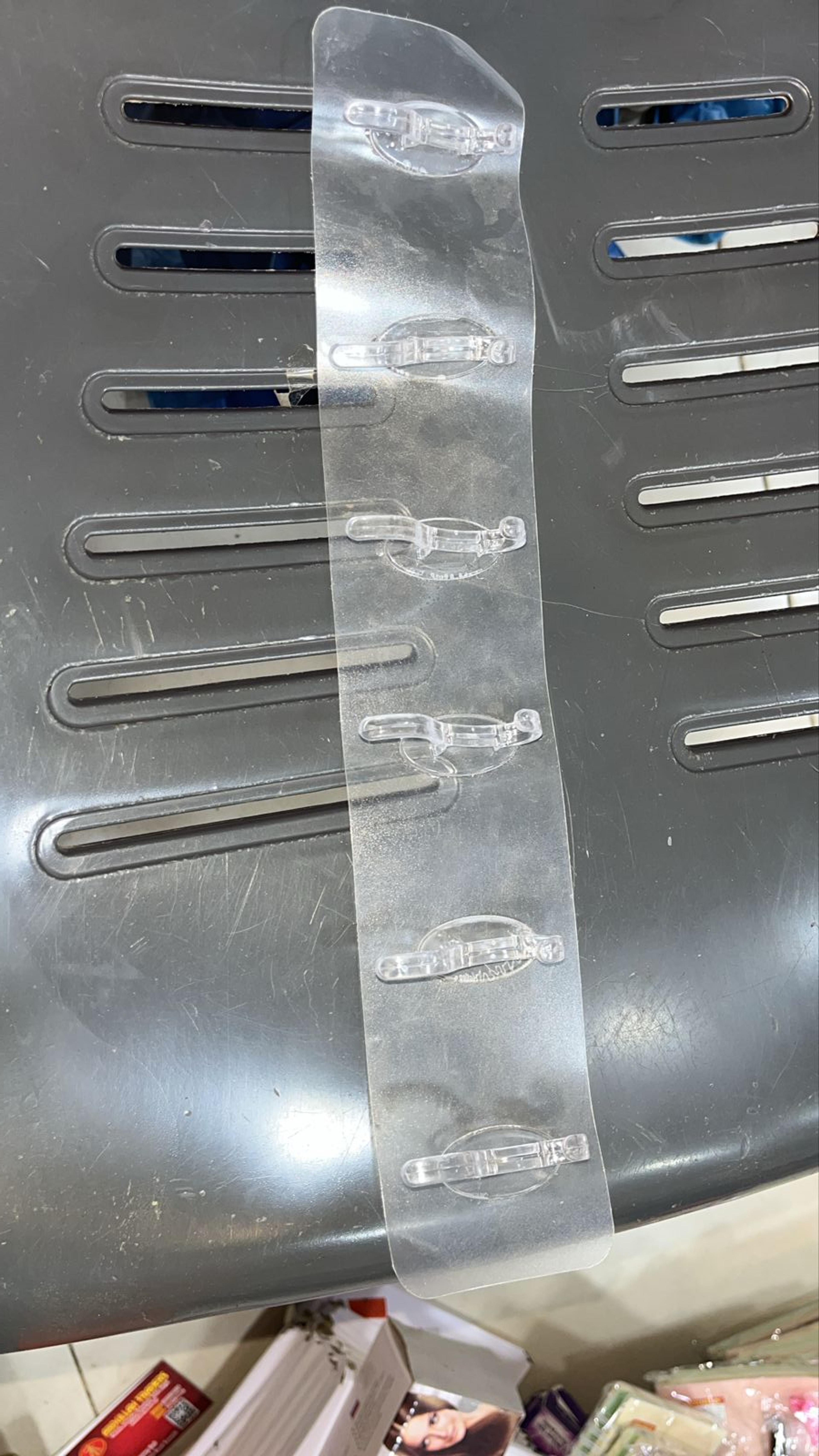 Transparent Heavy-Duty Hook Strip - Thumbnail 5