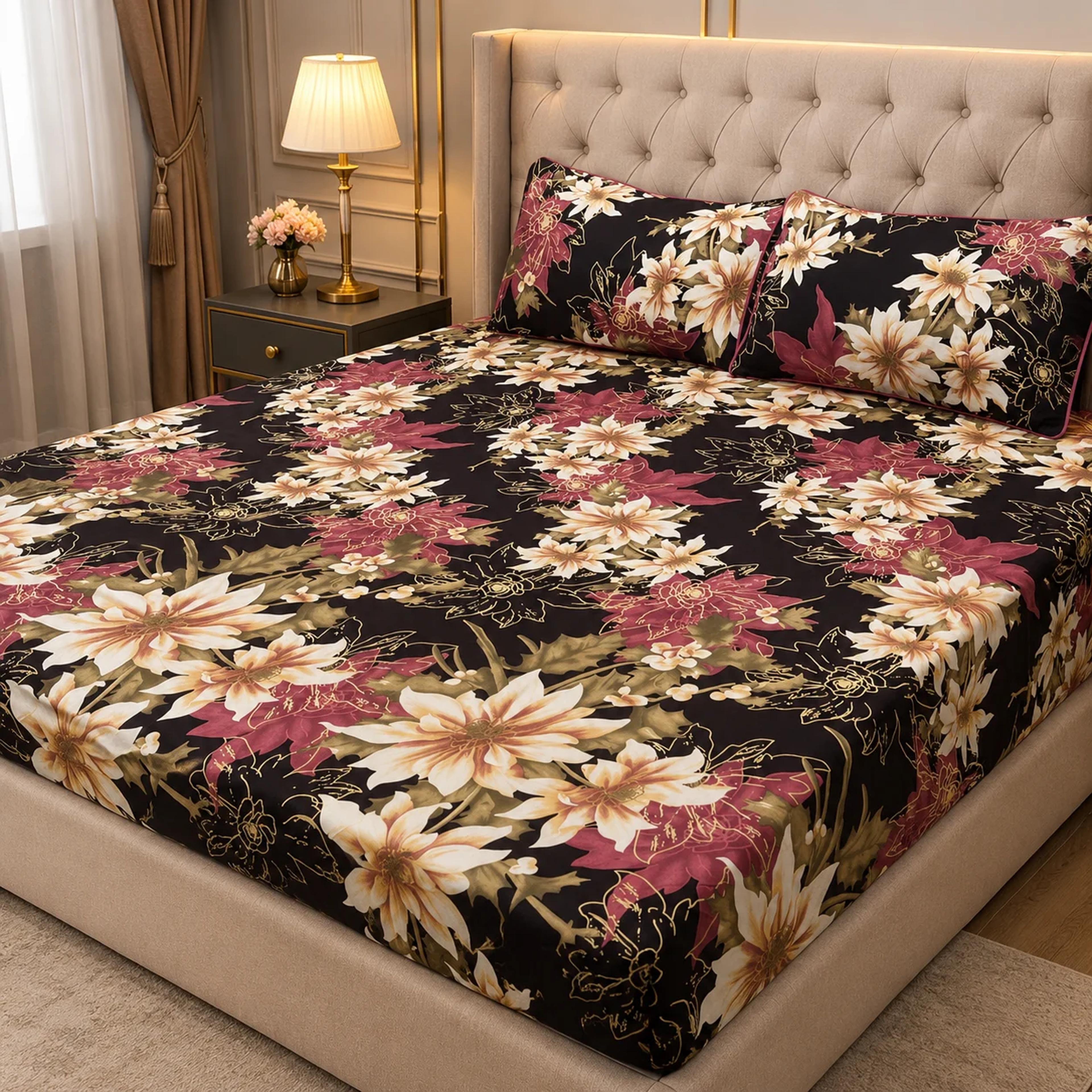 Dark Orchard Bedsheet Set - Thumbnail 1