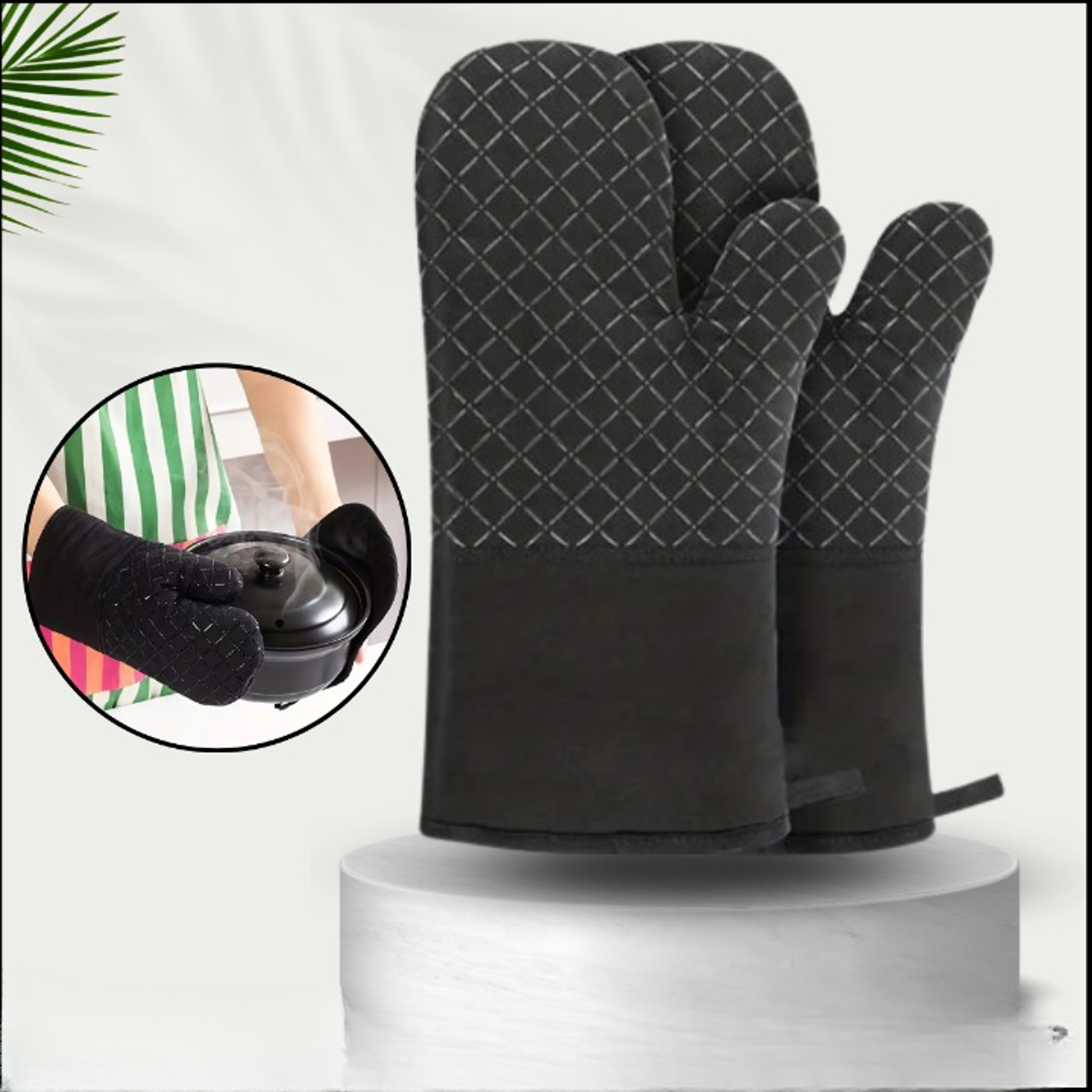 Heat Resistant Oven Mitt Gloves