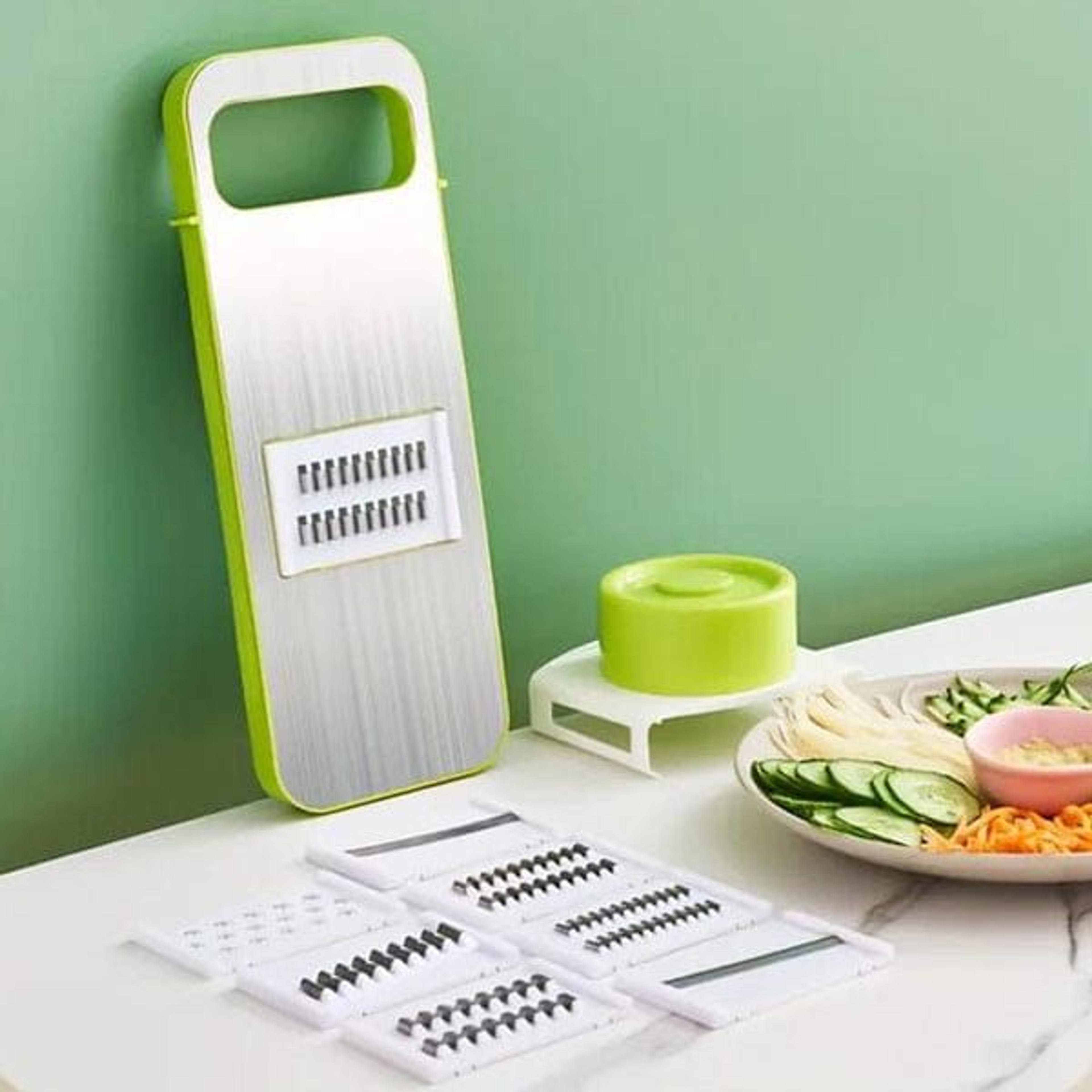 5-in-1 Stainless Slicer & Grater - Thumbnail 2