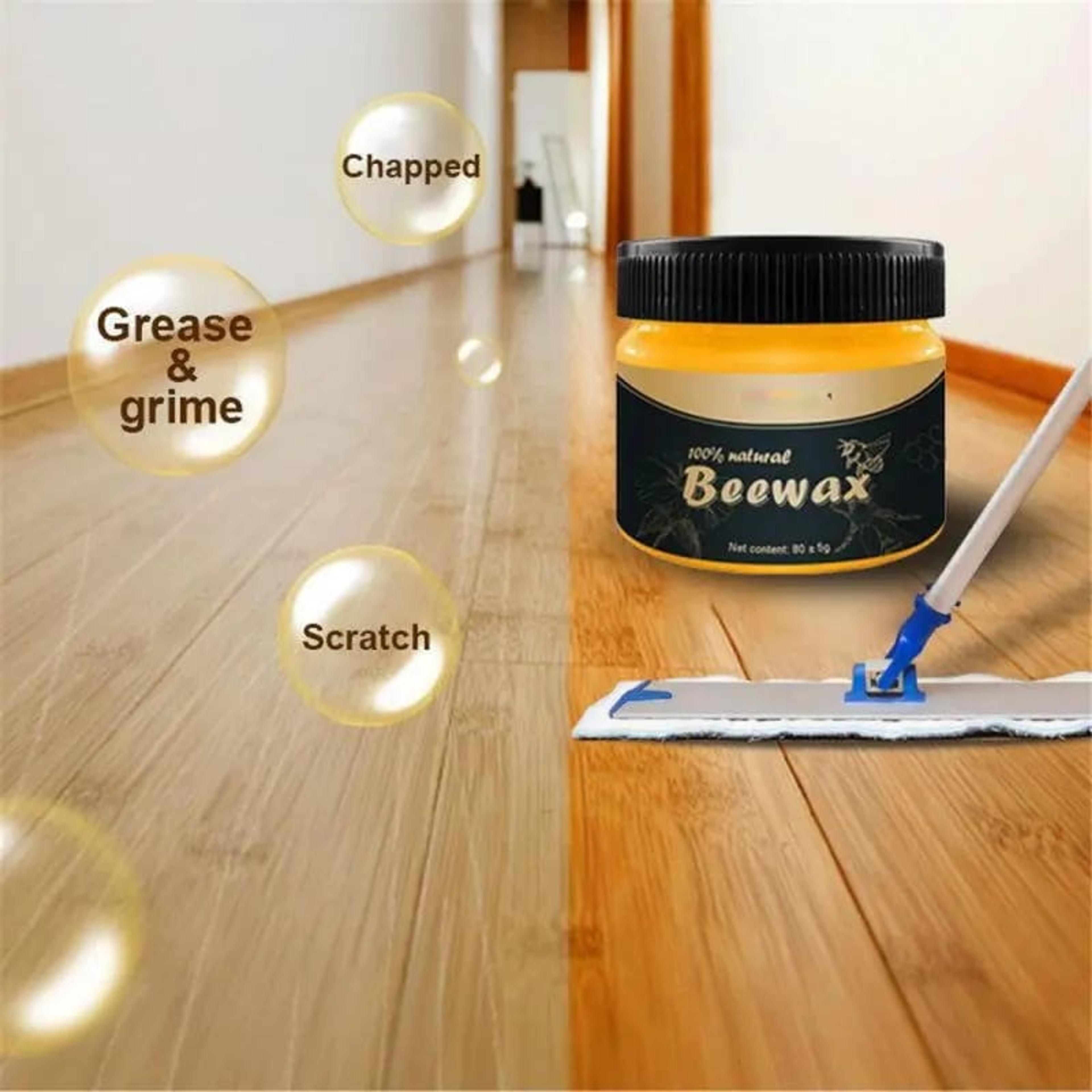 Mintiml 100% Natural Beeswax Furniture Polish For Wood Seasoning - 80g - Thumbnail 3