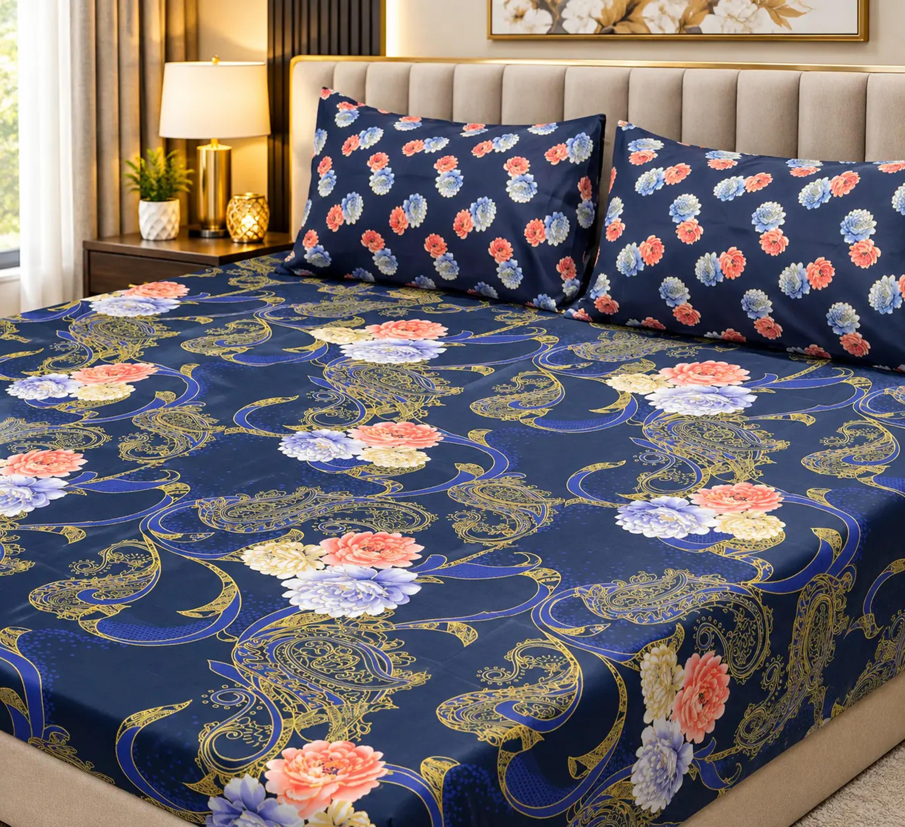 Royal Paisley Bedsheet Set - Thumbnail 2