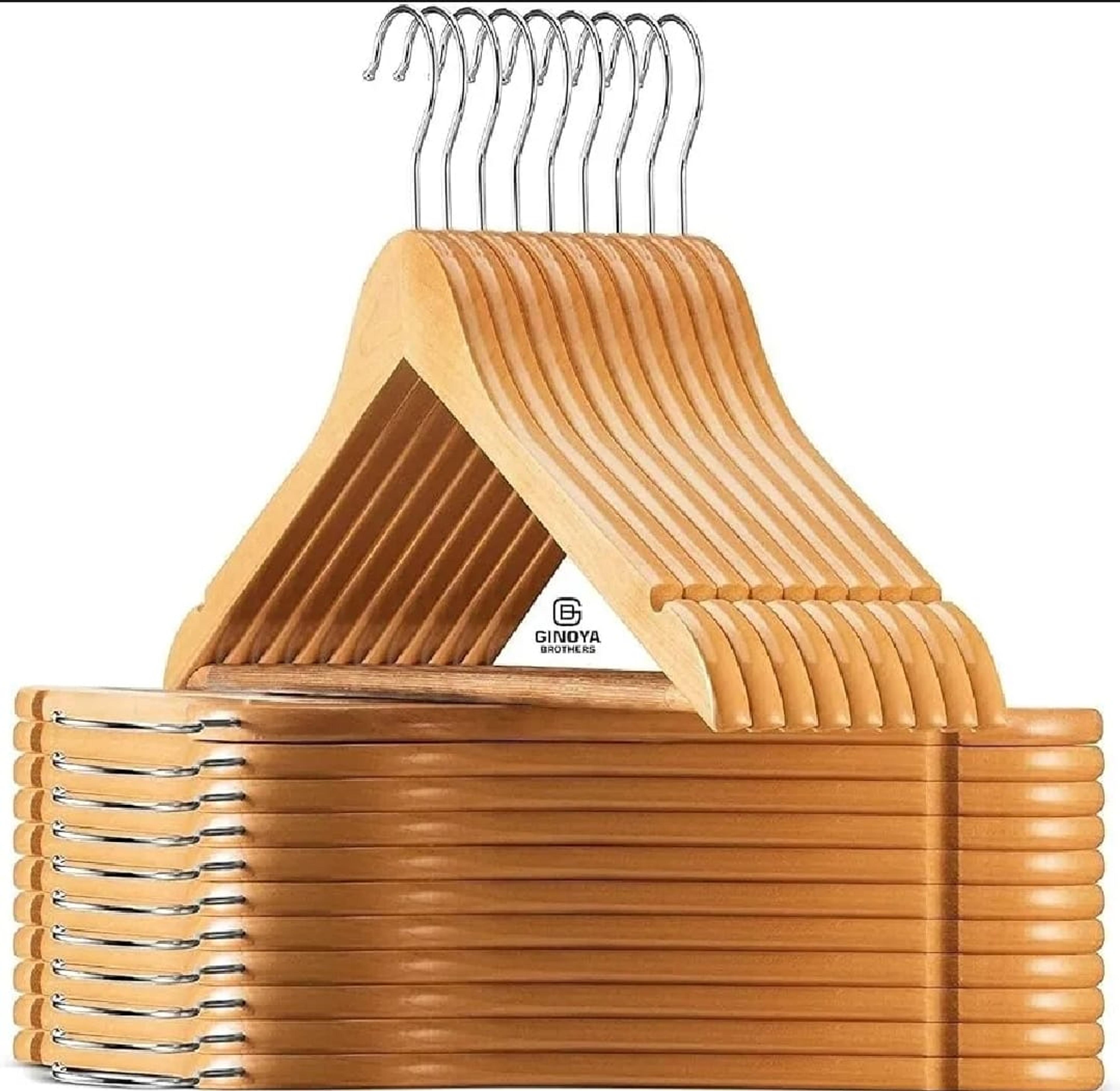 Premium Wooden Rotating Clothes Hanger - Thumbnail 2