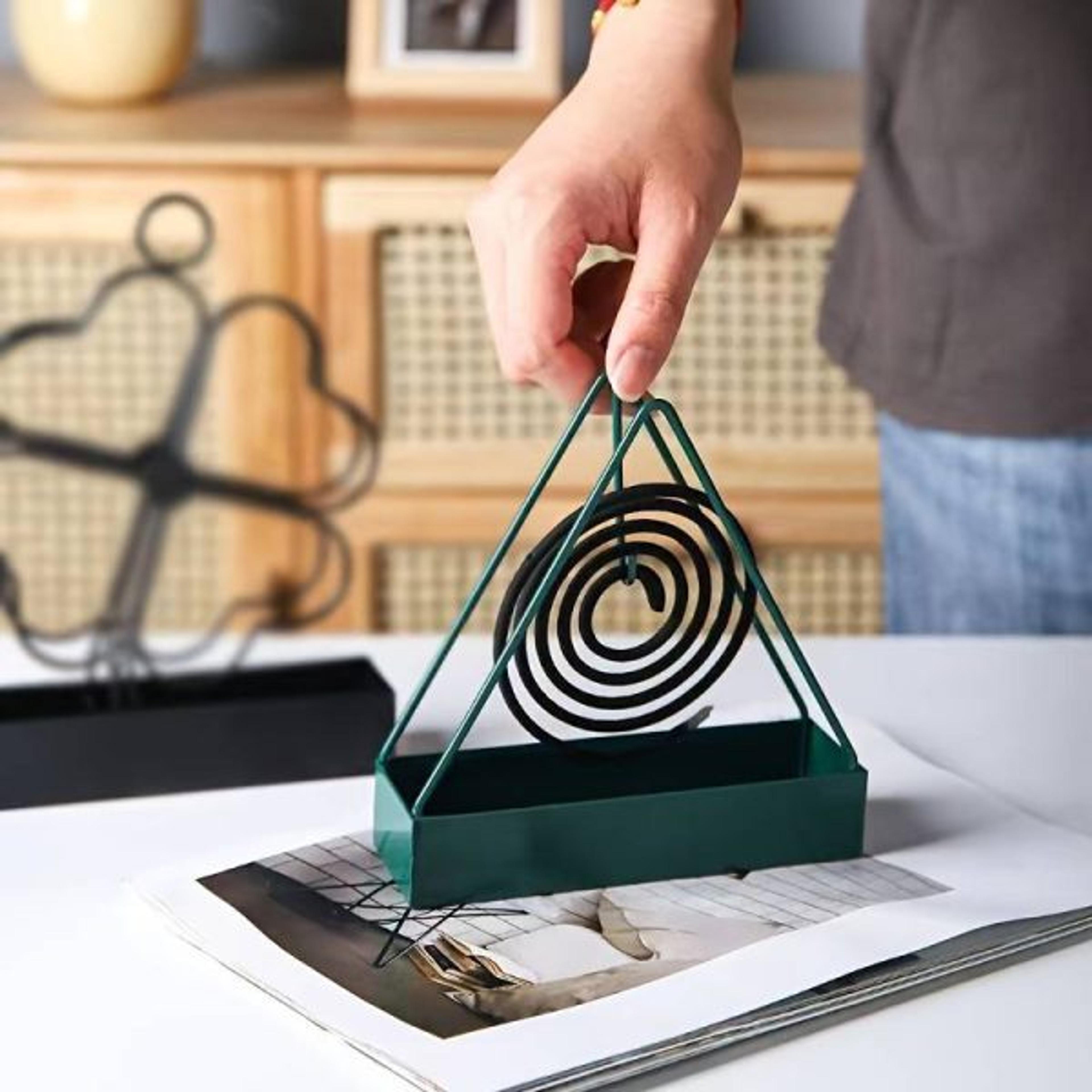 Powder-Coated Mosquito Coil Holder - Thumbnail 2