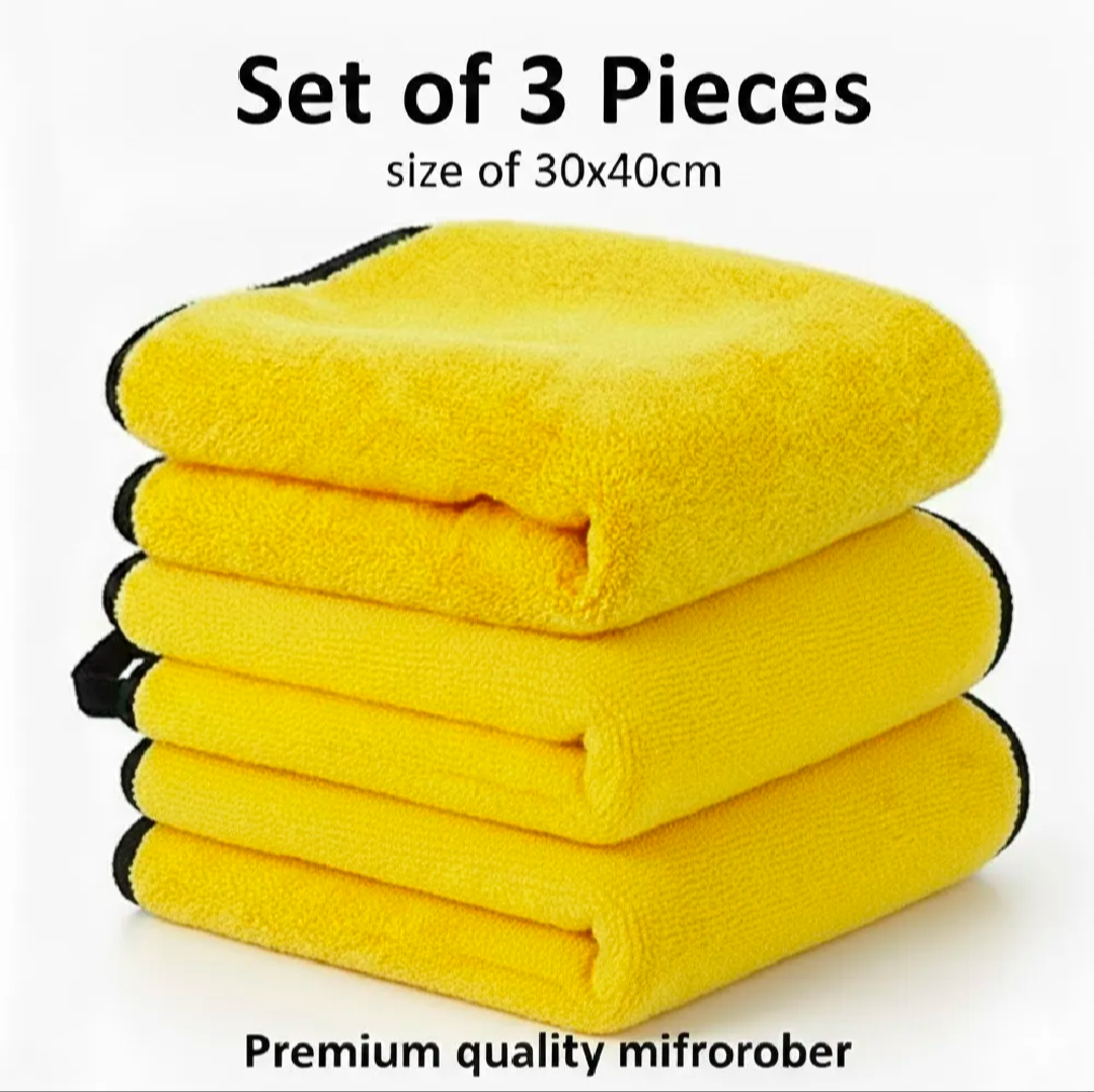 Microfiber Cleaning Cloth Set Of 3 - Image 1