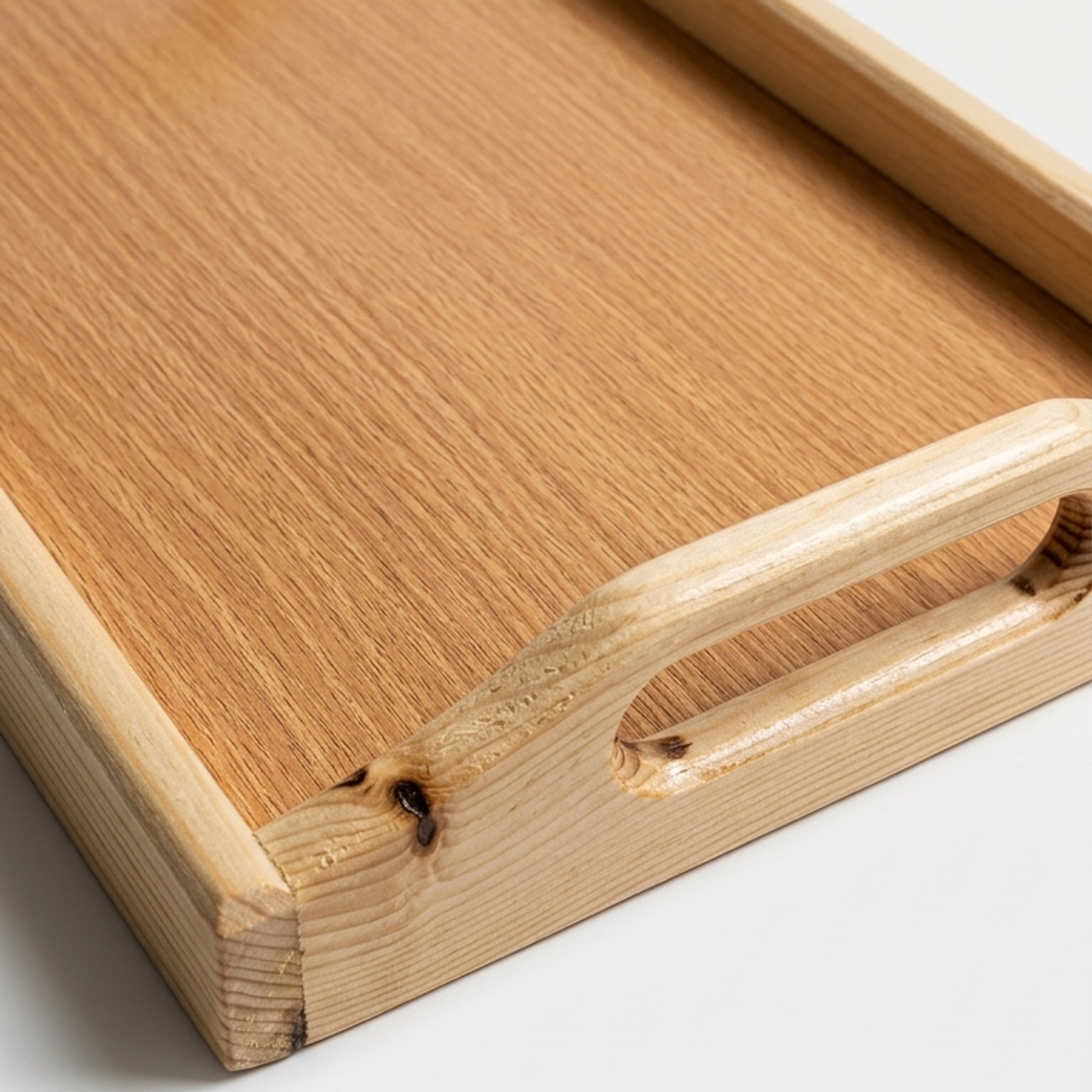 Classic Wooden Serving Tray - Thumbnail 4