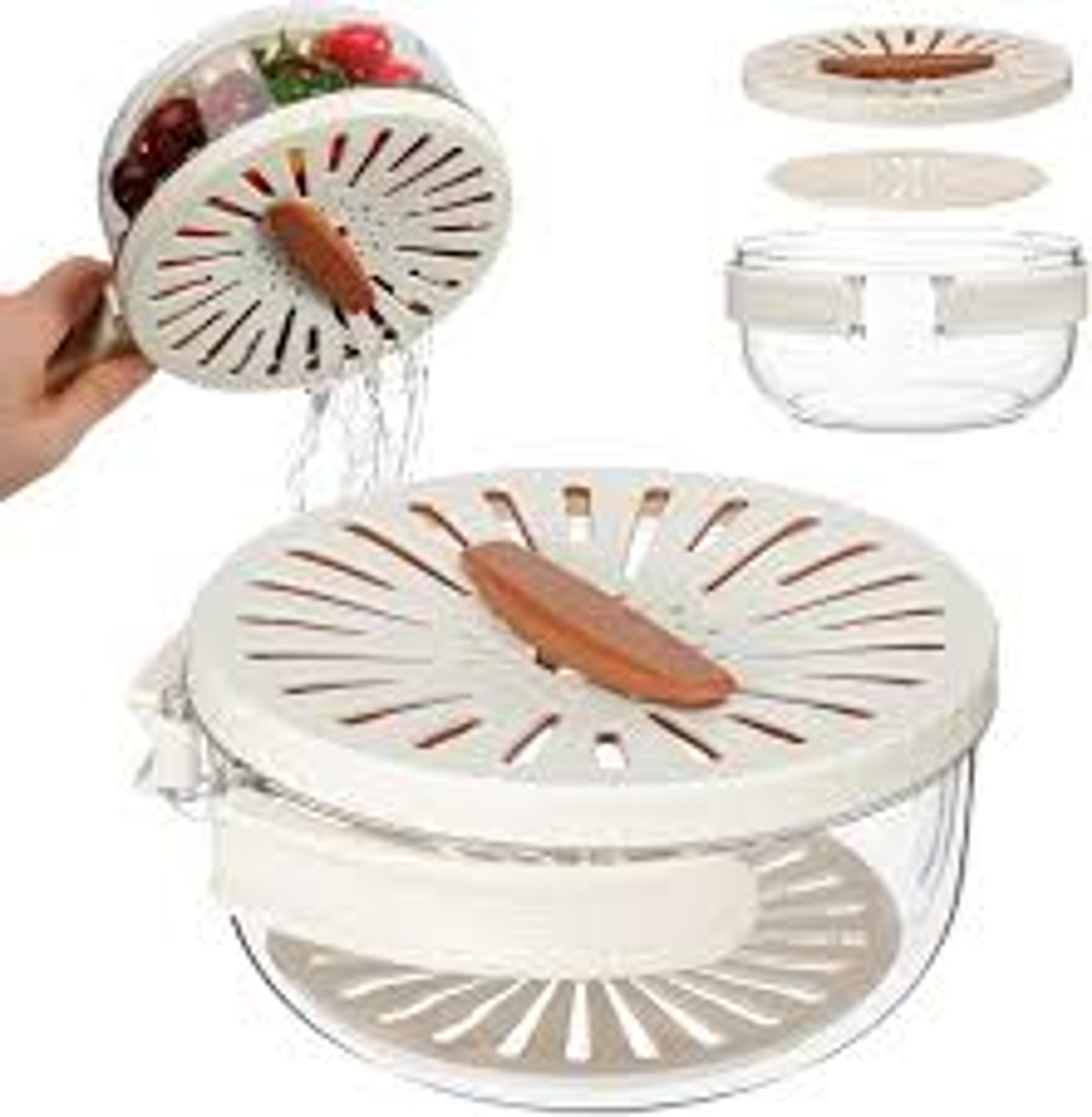 Fruit Drain Basket with Lid - Thumbnail 3