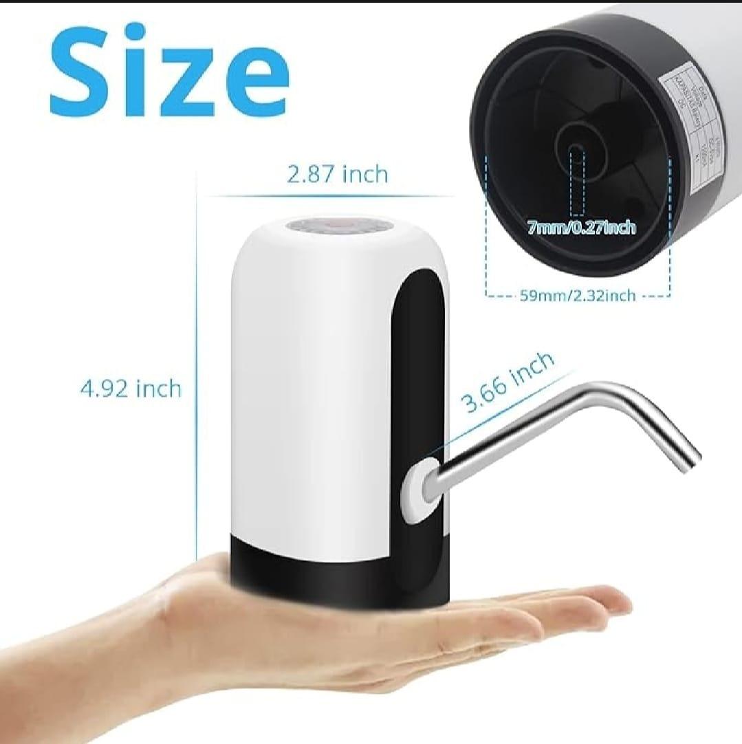 Automatic Electric Water Bottle Pump Dispenser – USB Rechargeable One-Touch Water Pump for Home, Office, Outdoor Use & Universal Gallon Bottles - Image 1