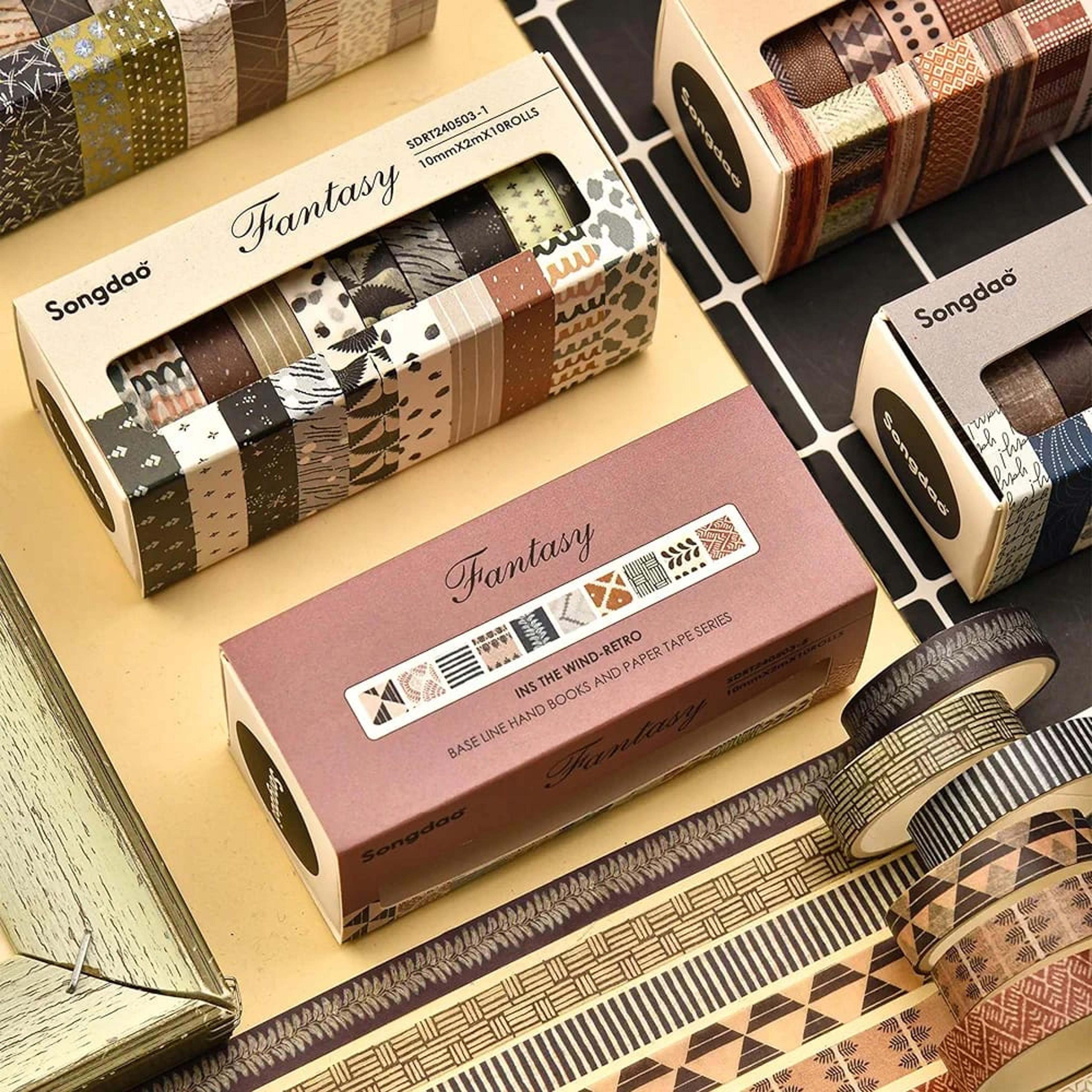 10-Roll Fantasy Washi Tape - Thumbnail 4