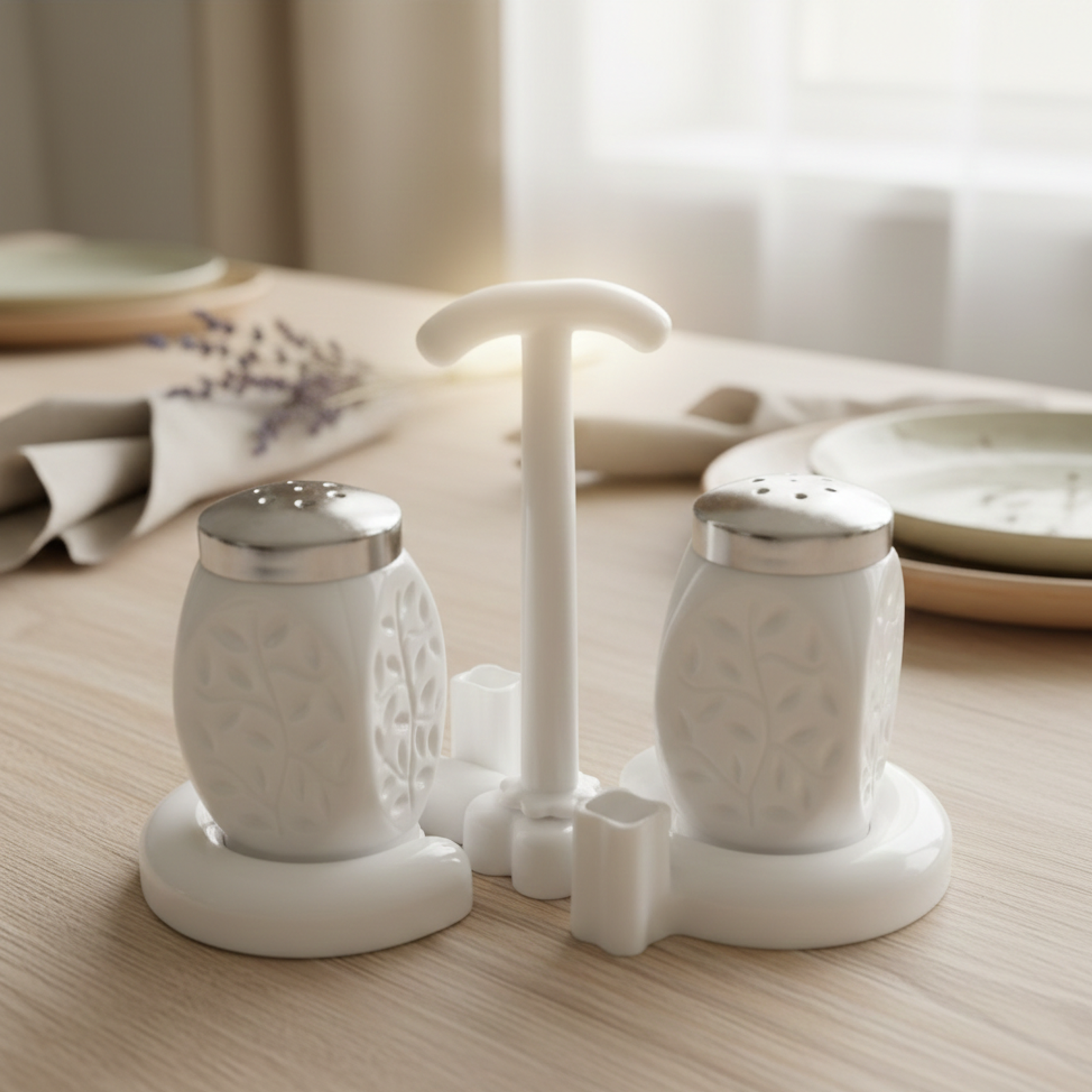 Aluminium Salt Sugar Pot Set - Thumbnail 4