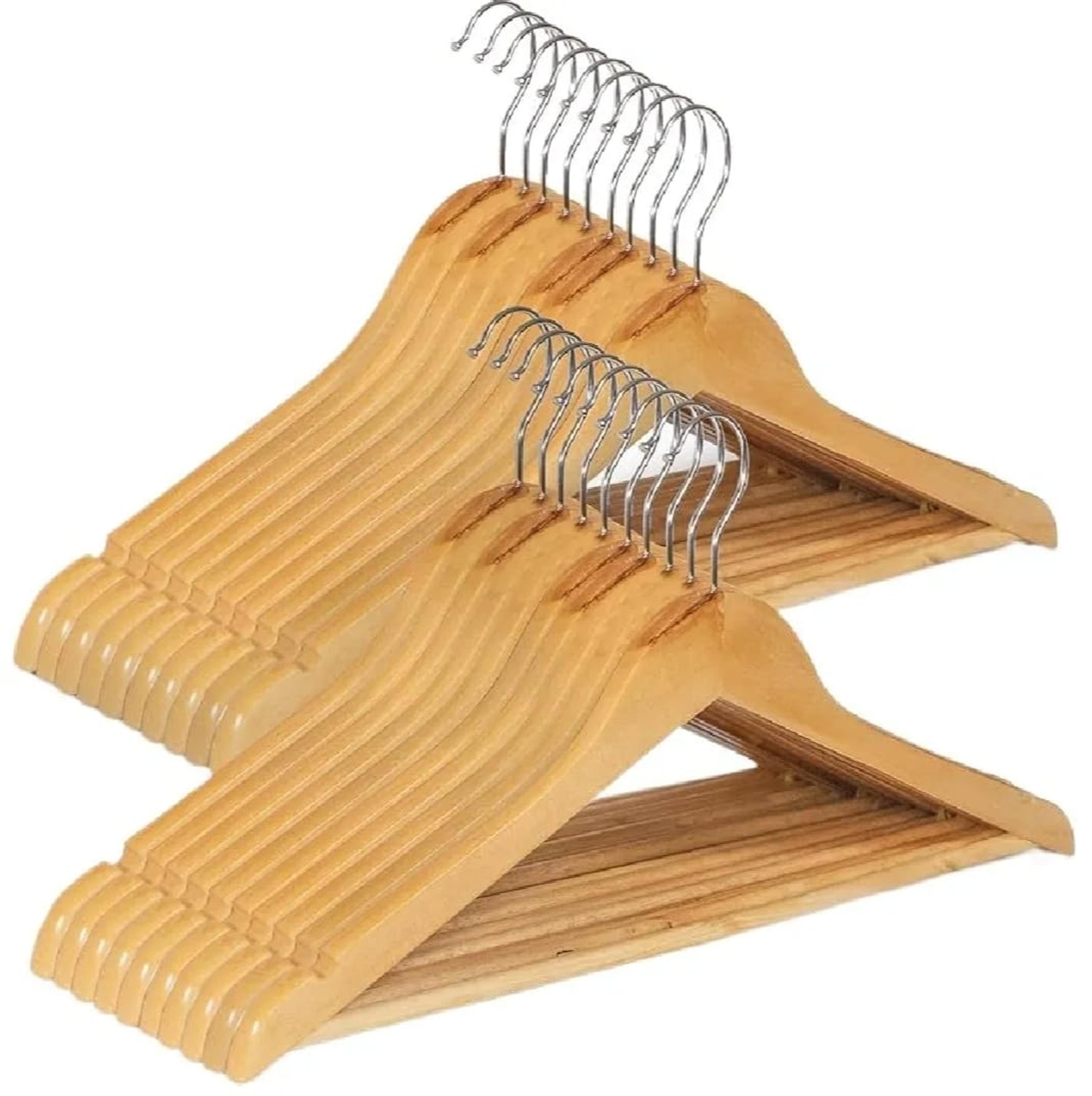 Premium Wooden Rotating Clothes Hanger - Thumbnail 1
