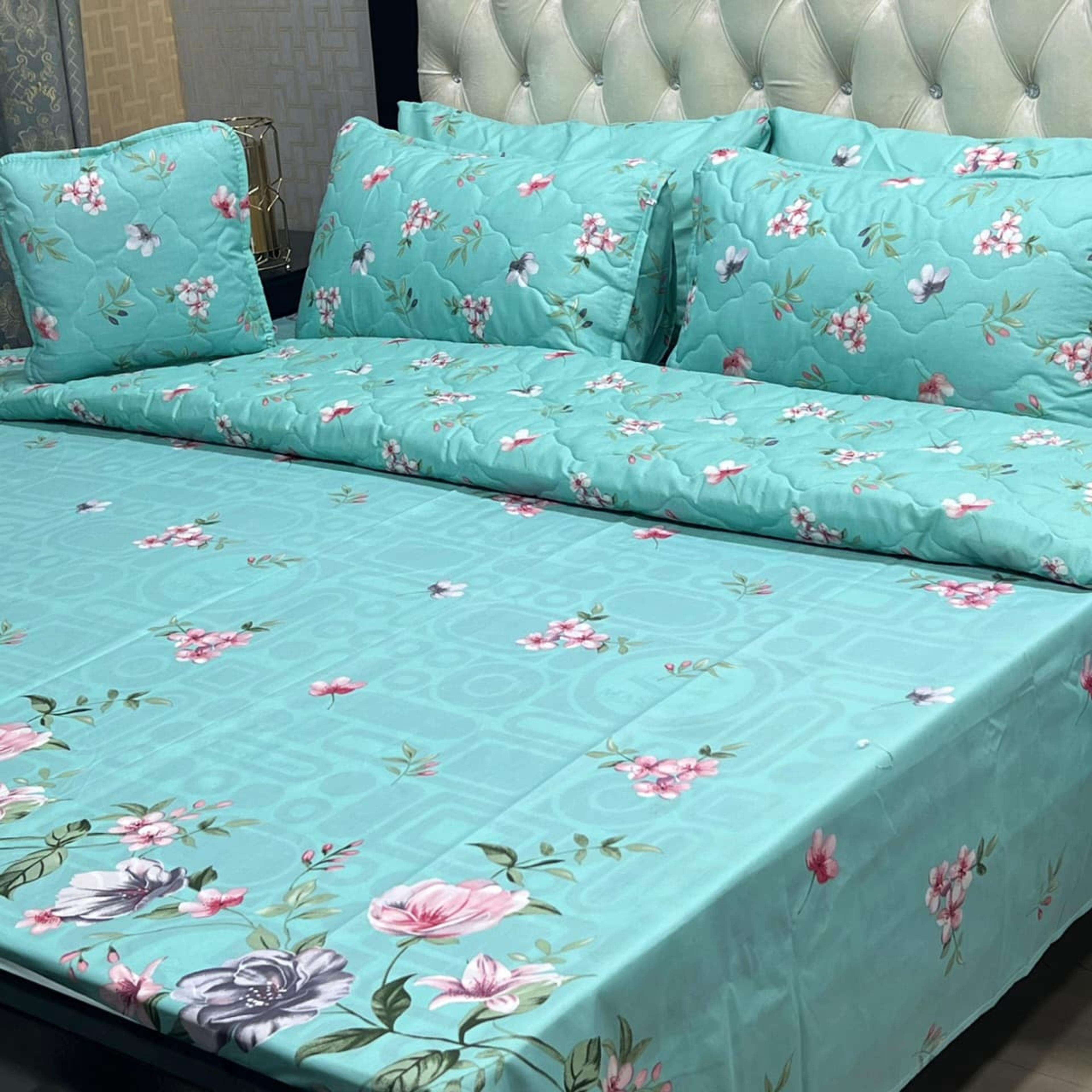 King Size Printed Comforter Set