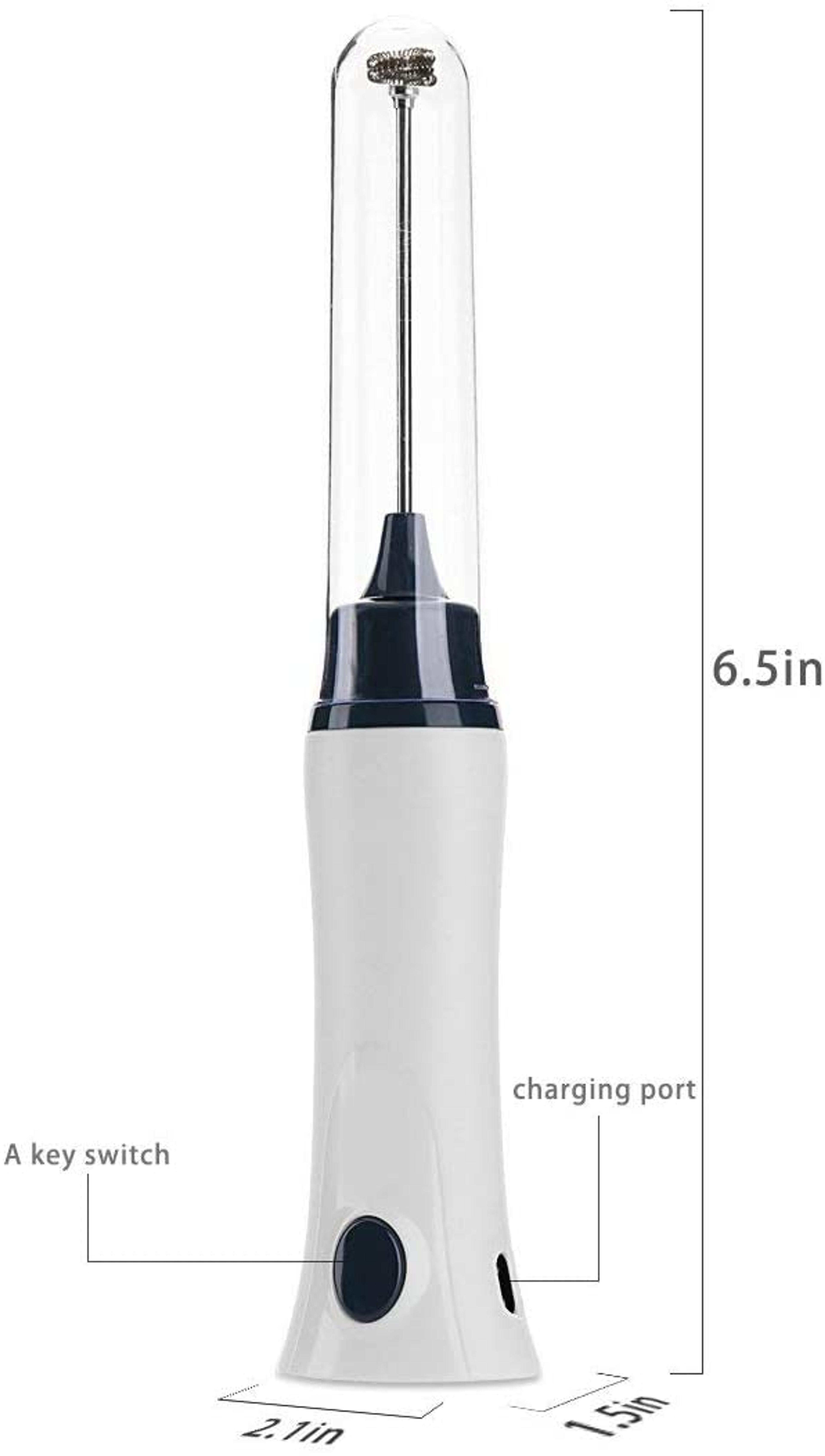 Rechargeable Handheld Milk Frother - Thumbnail 2