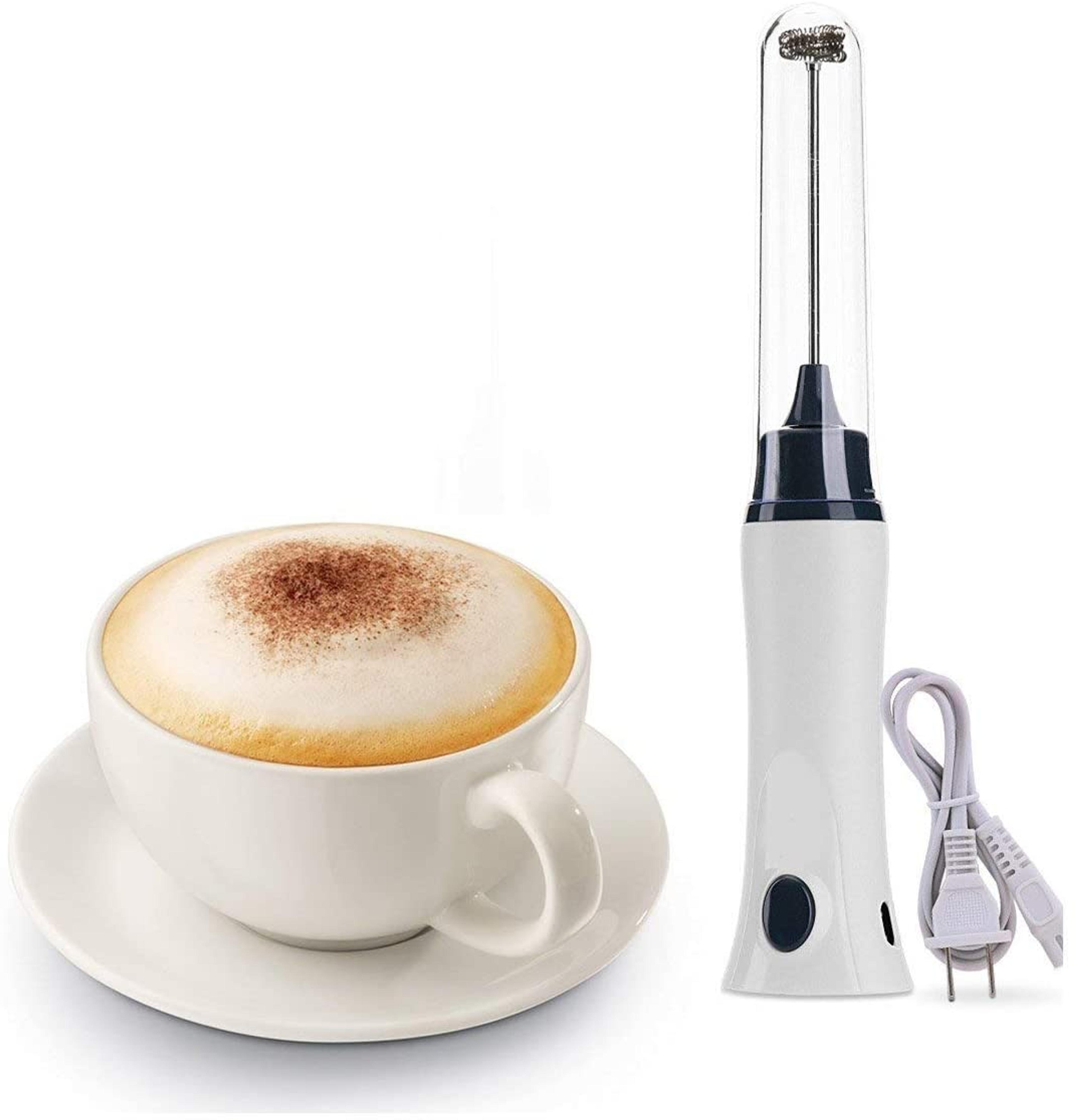 Rechargeable Handheld Milk Frother - Thumbnail 1
