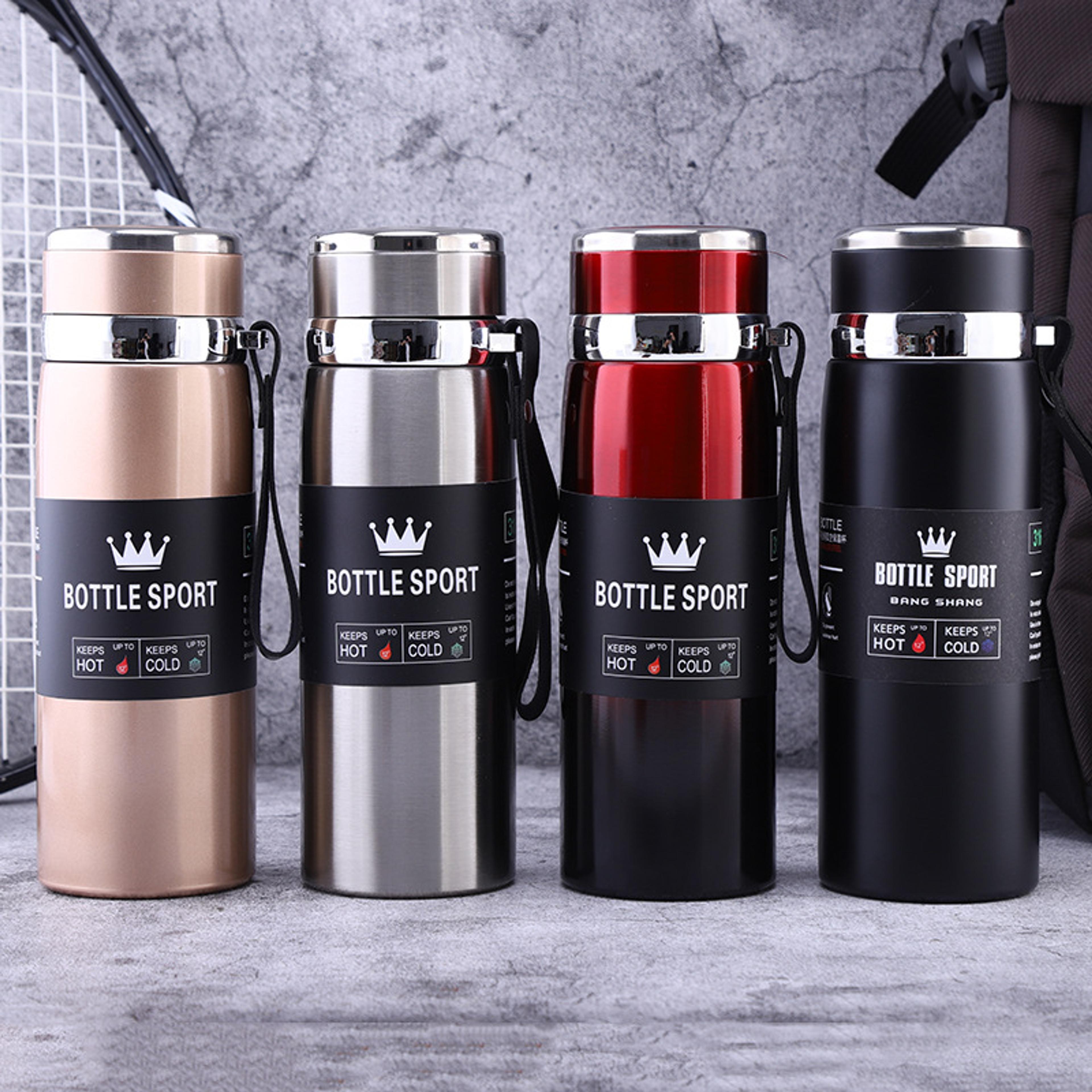 Leakproof Slim Stainless Steel Water Bottle - Thumbnail 1