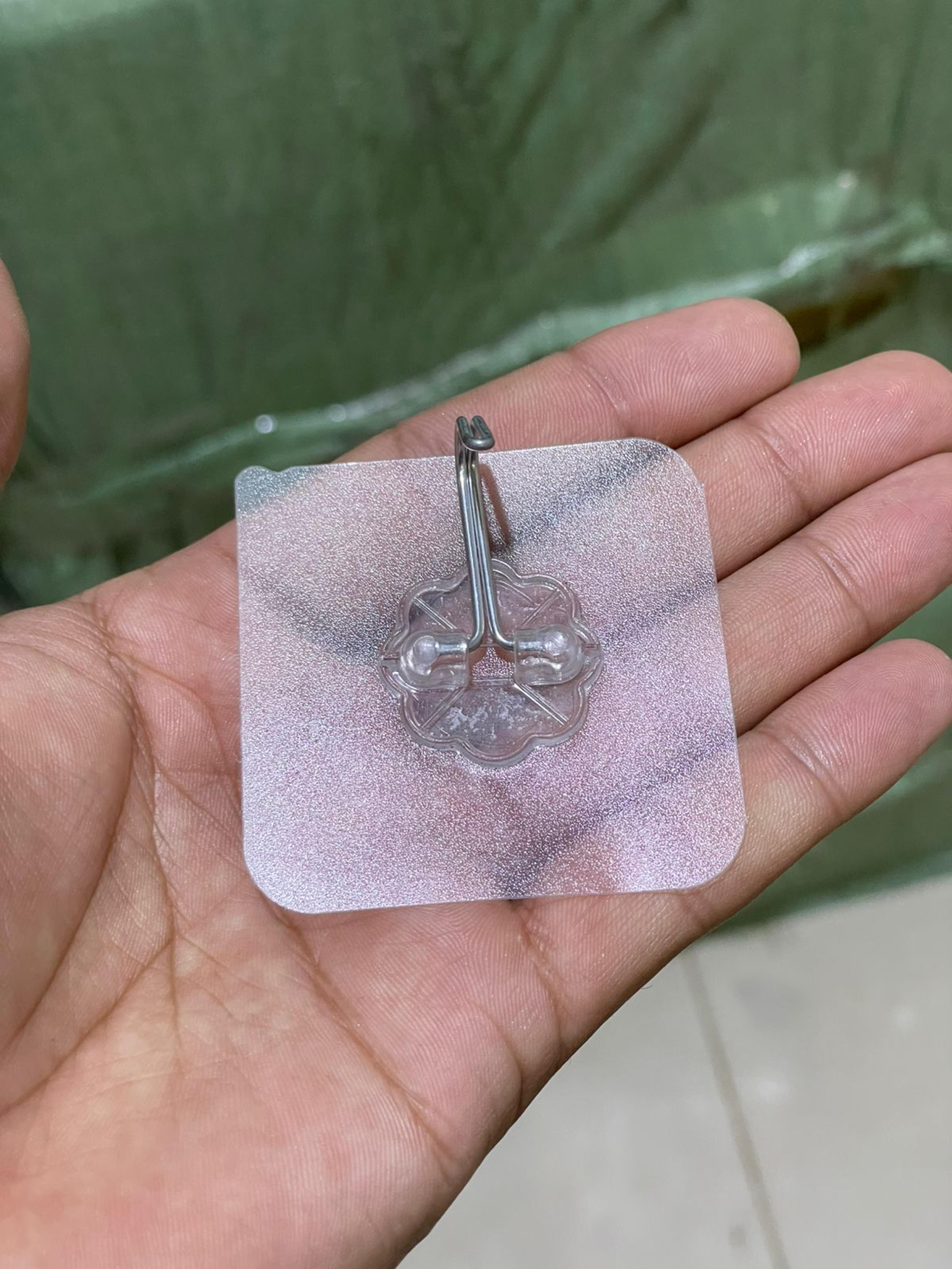 Clear Stick‑On Wall Hooks - Thumbnail 5