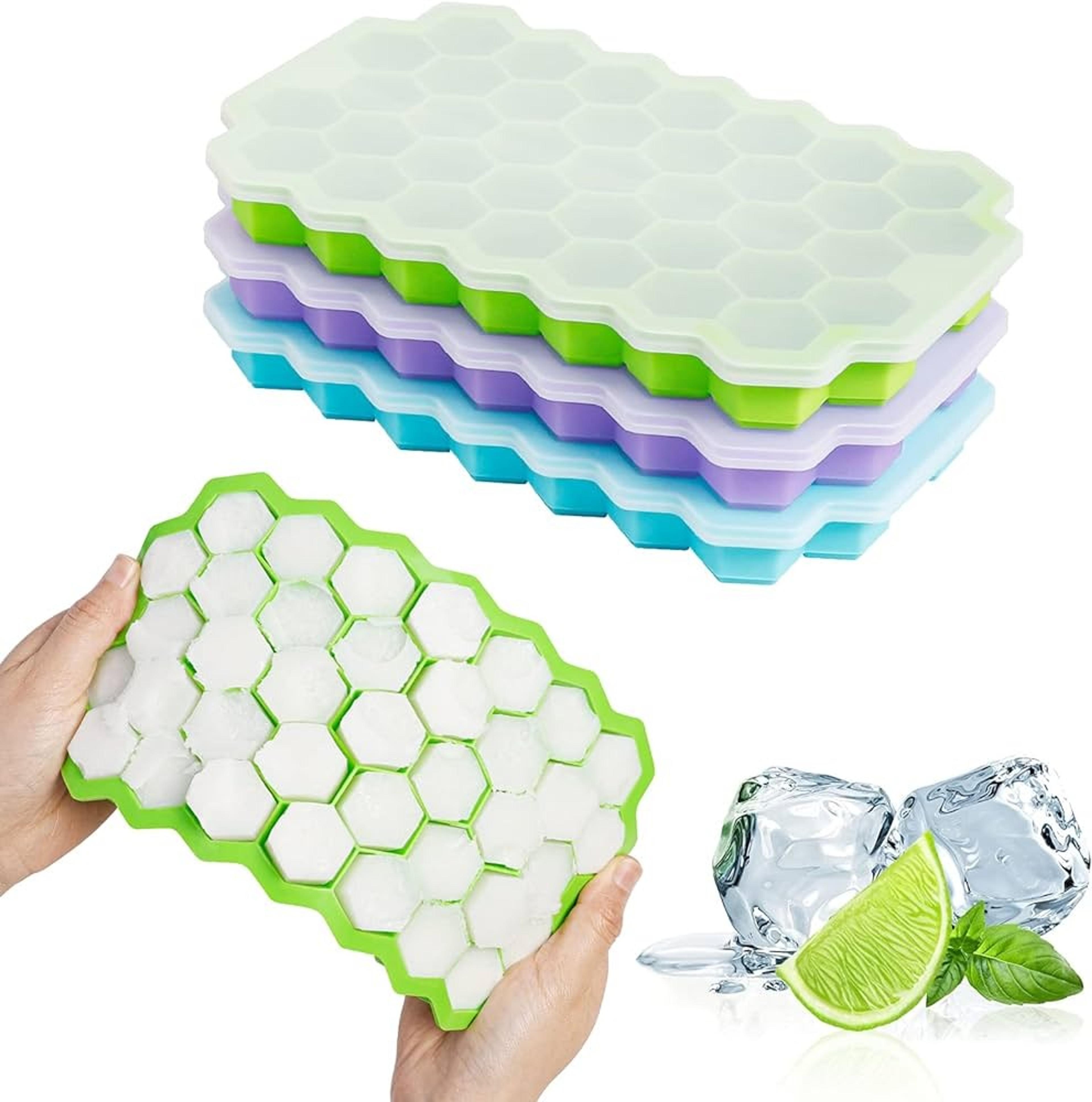37 Cube Honeycomb Ice Tray With Lid