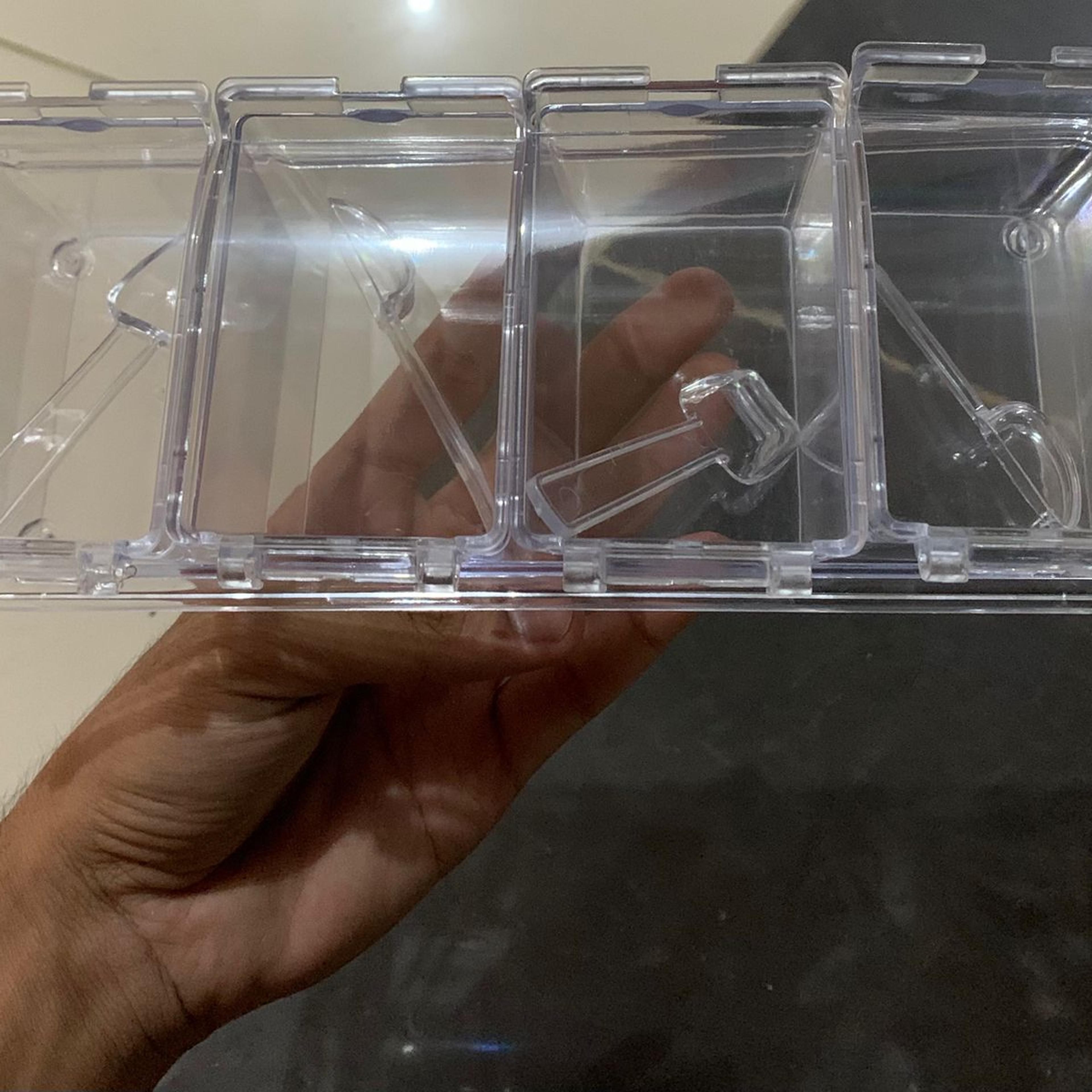 Crystal Spice Box with Spoons - Thumbnail 7