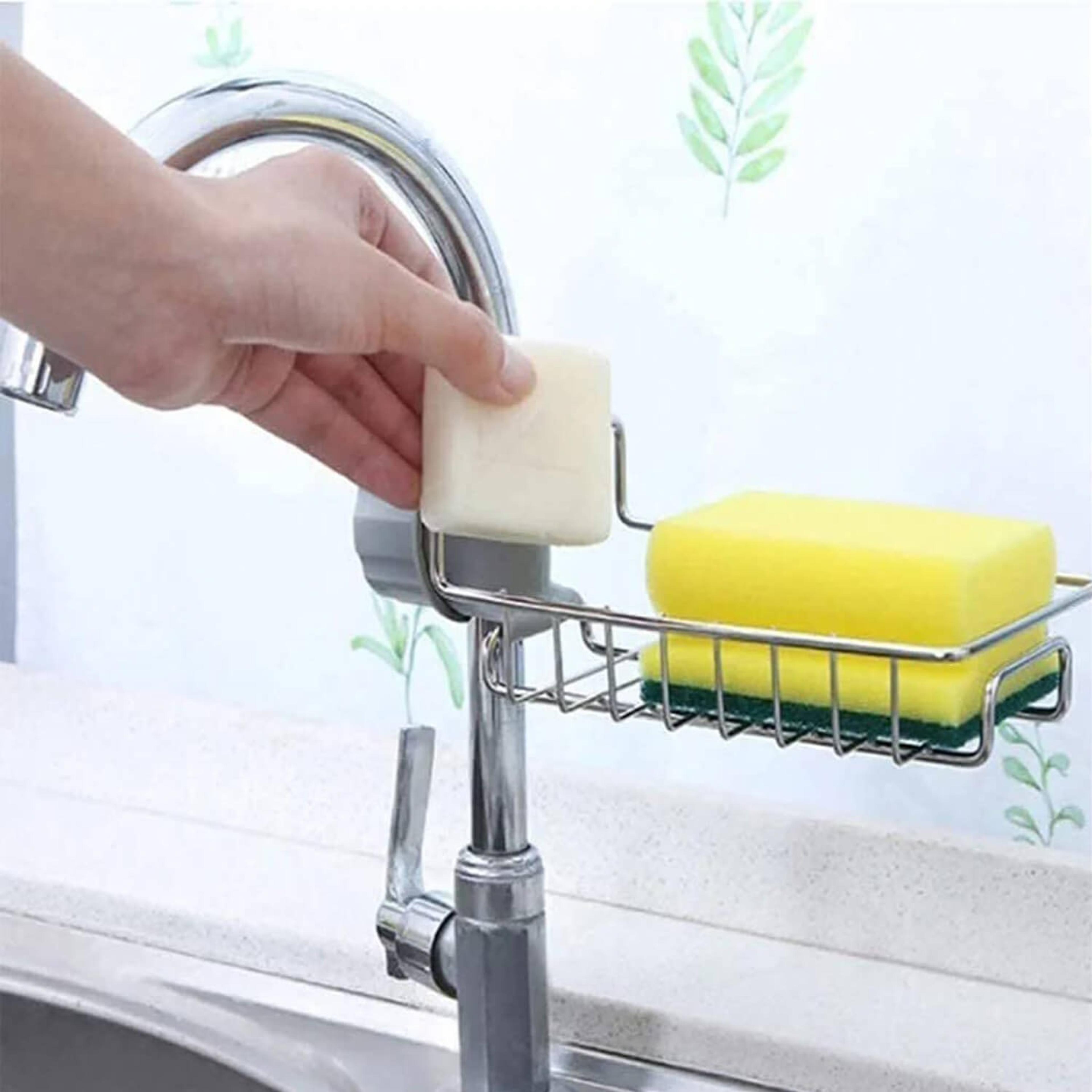 Stainless Steel Sink Faucet Rack - Thumbnail 3