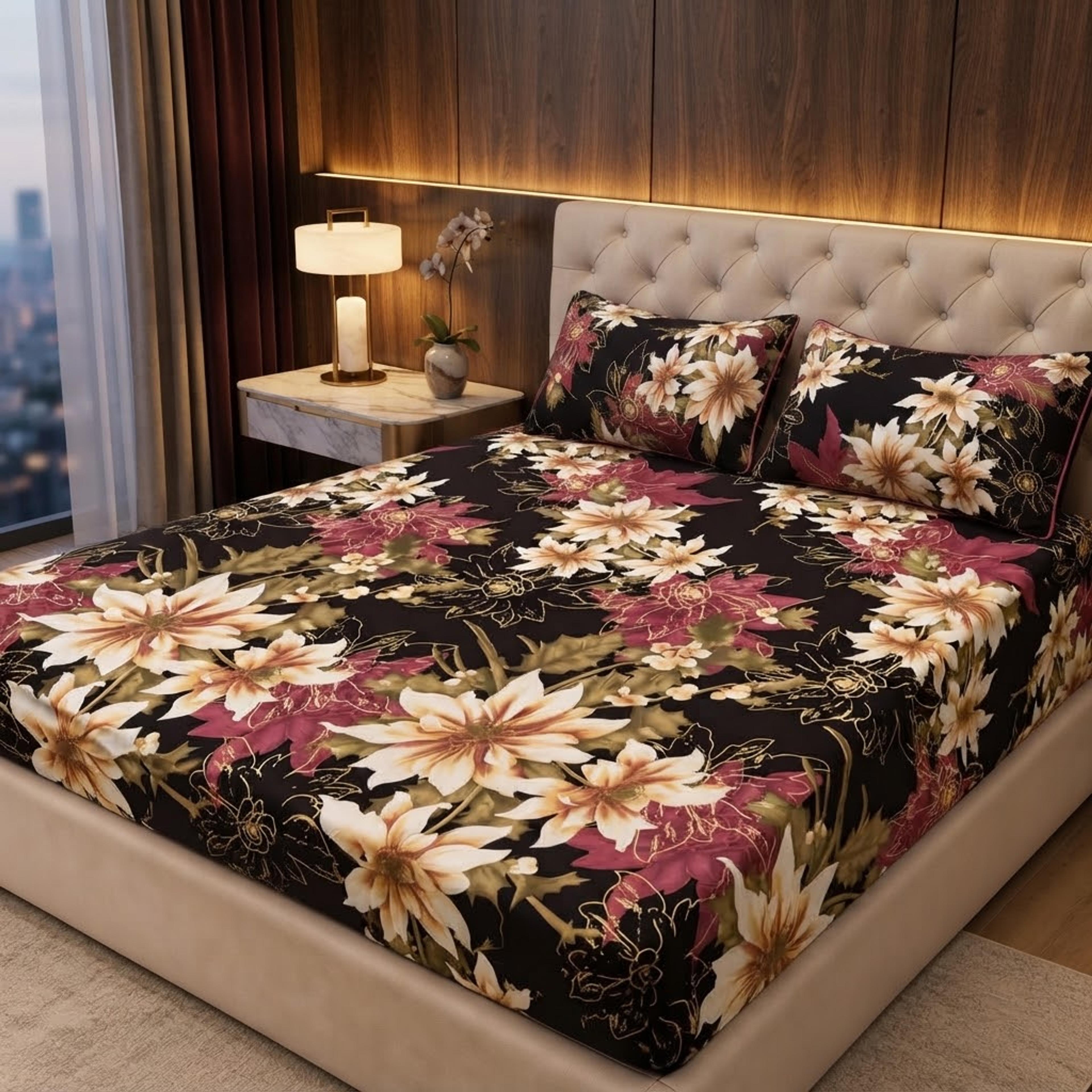 Dark Orchard Bedsheet Set - Thumbnail 3