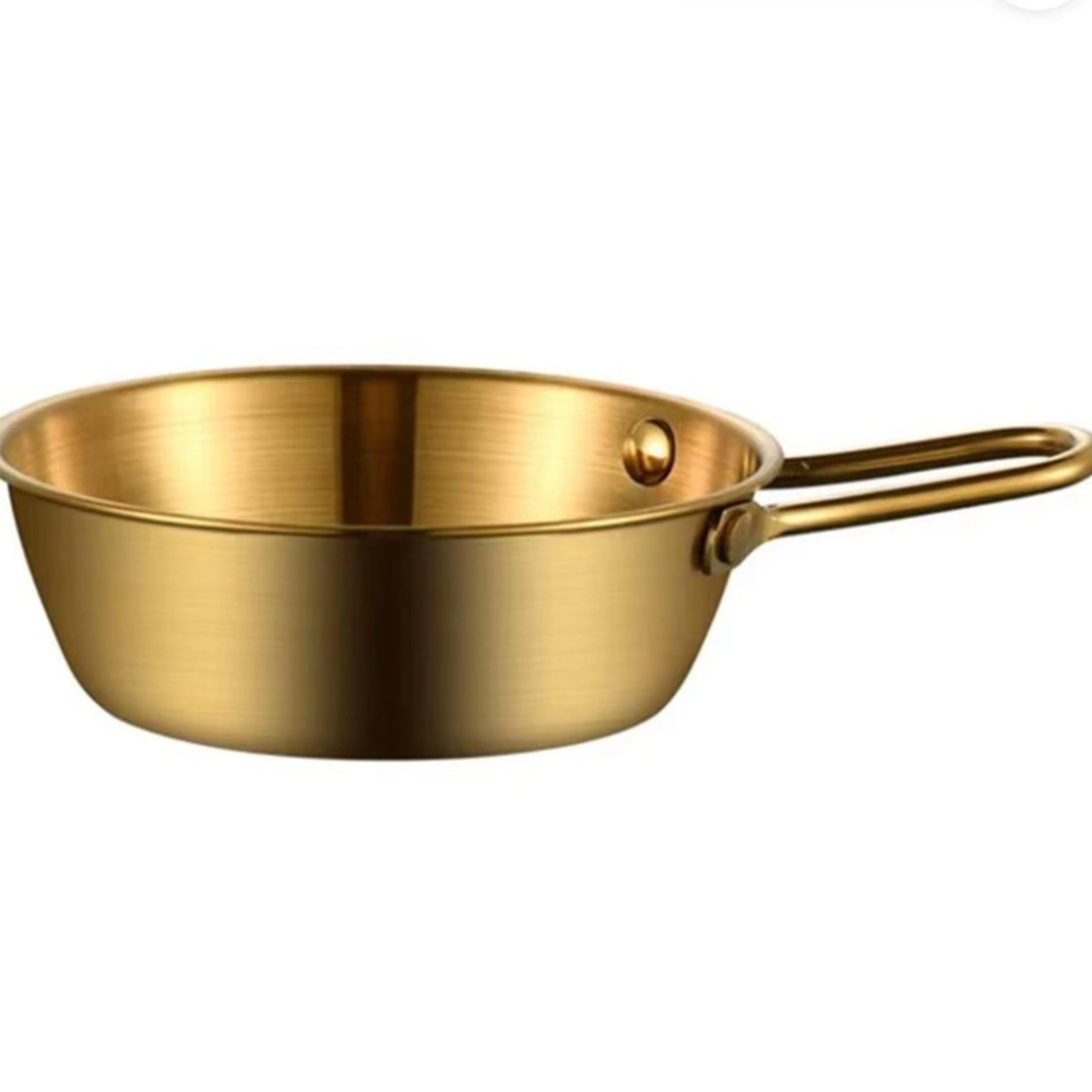 Mini Gold Stainless Saucepan - Thumbnail 2