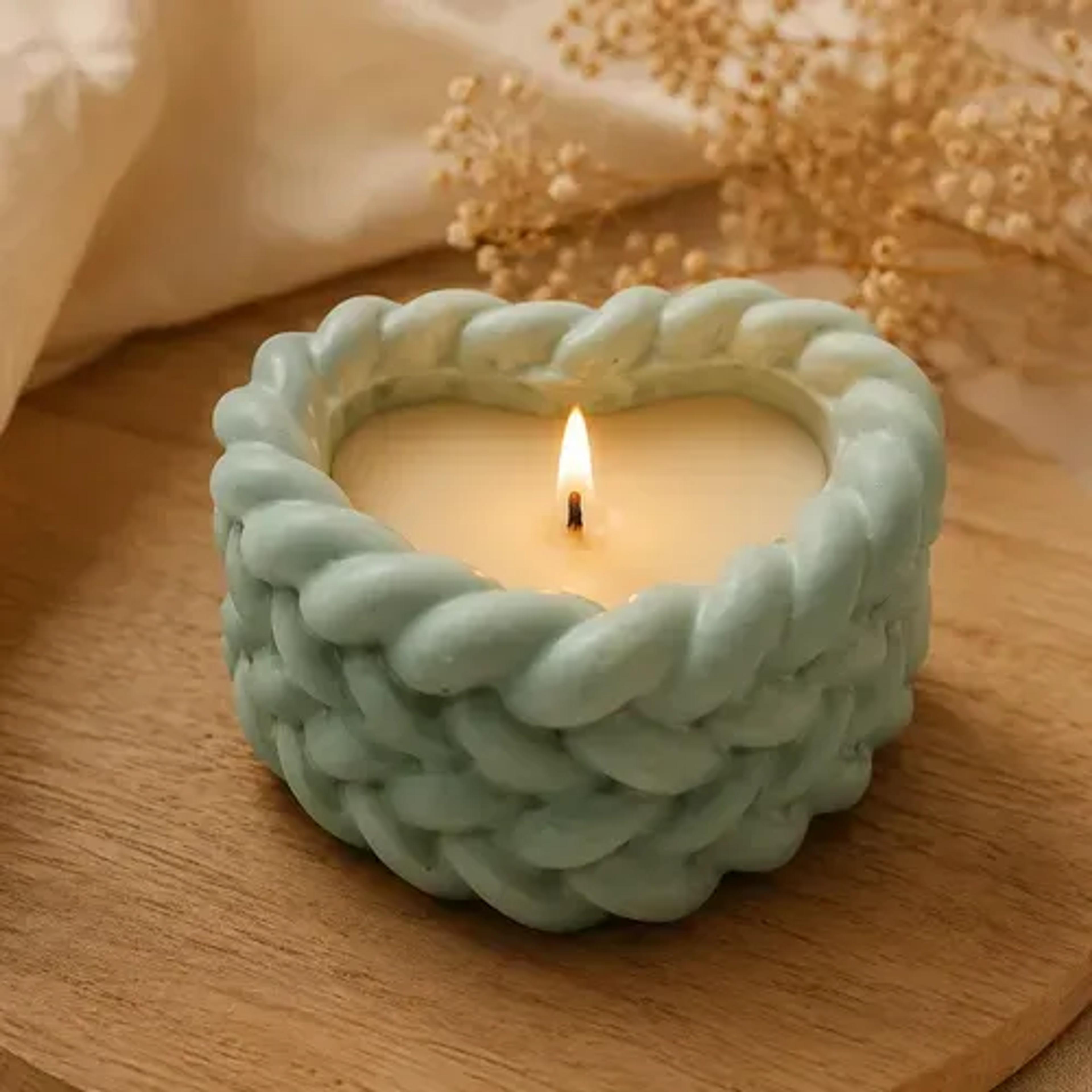 Floral Heart Tealight Set - Thumbnail 2