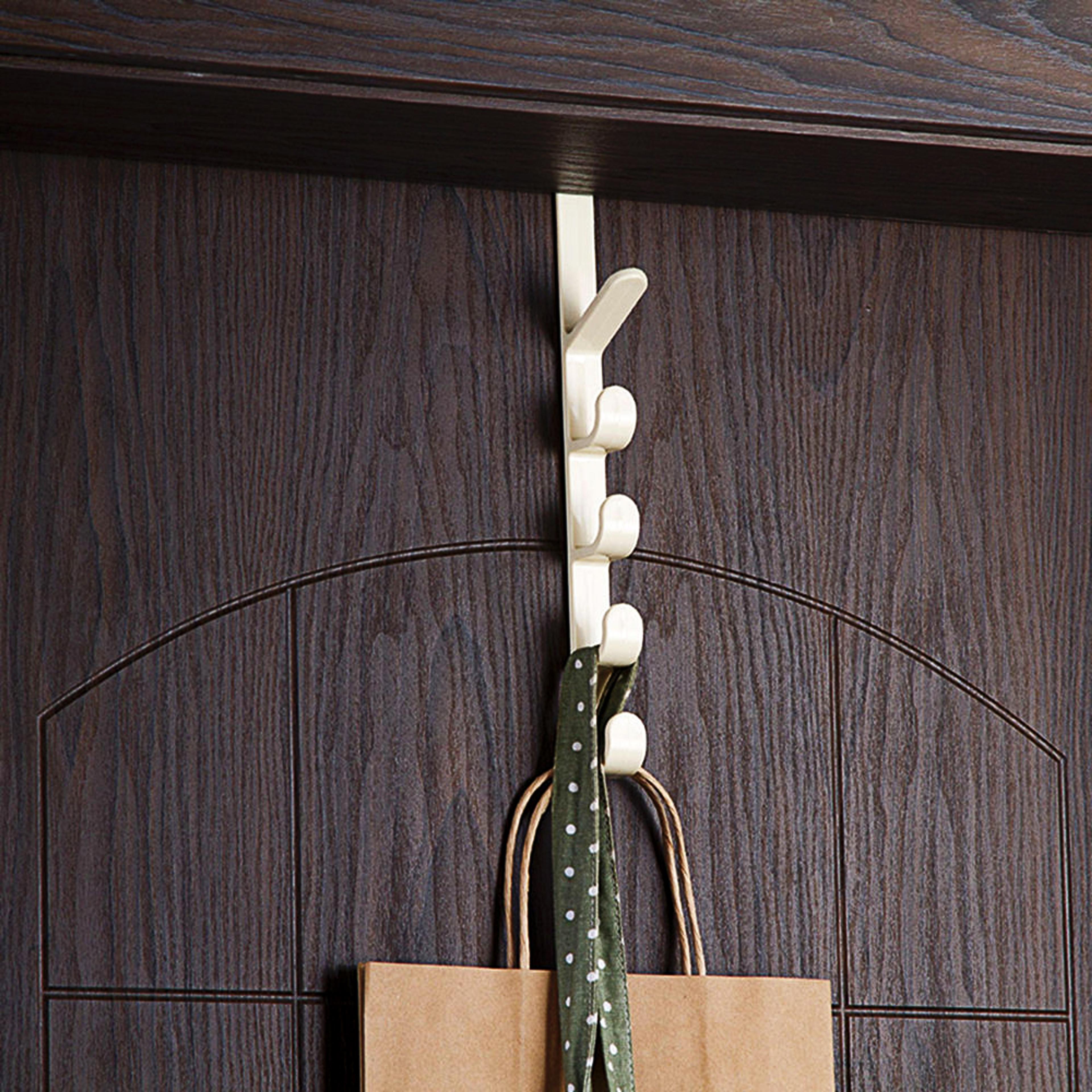 5-Hook Over-Door Hanging Rack - Thumbnail 4