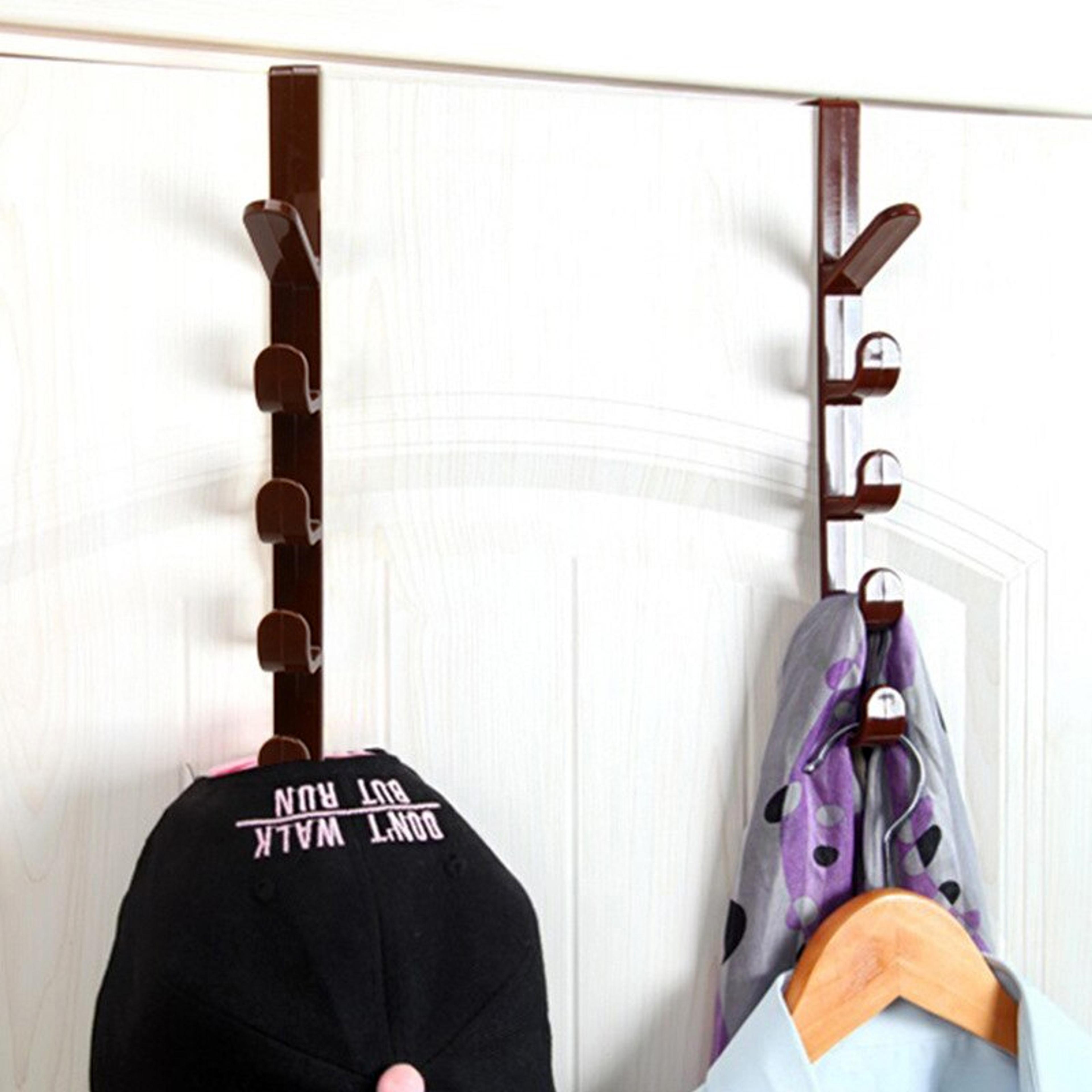 5-Hook Over-Door Hanging Rack - Thumbnail 2