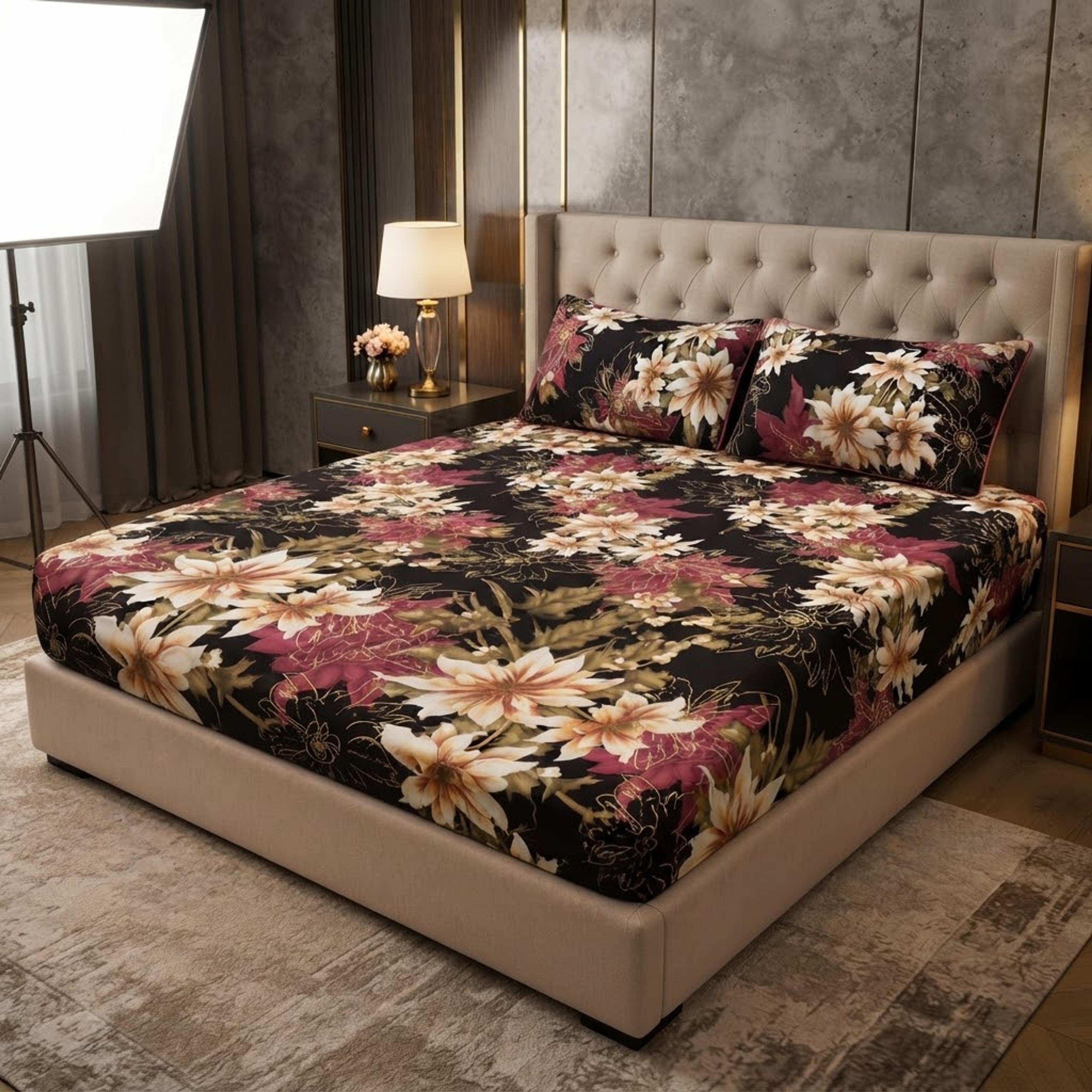 Dark Orchard Bedsheet Set - Thumbnail 2
