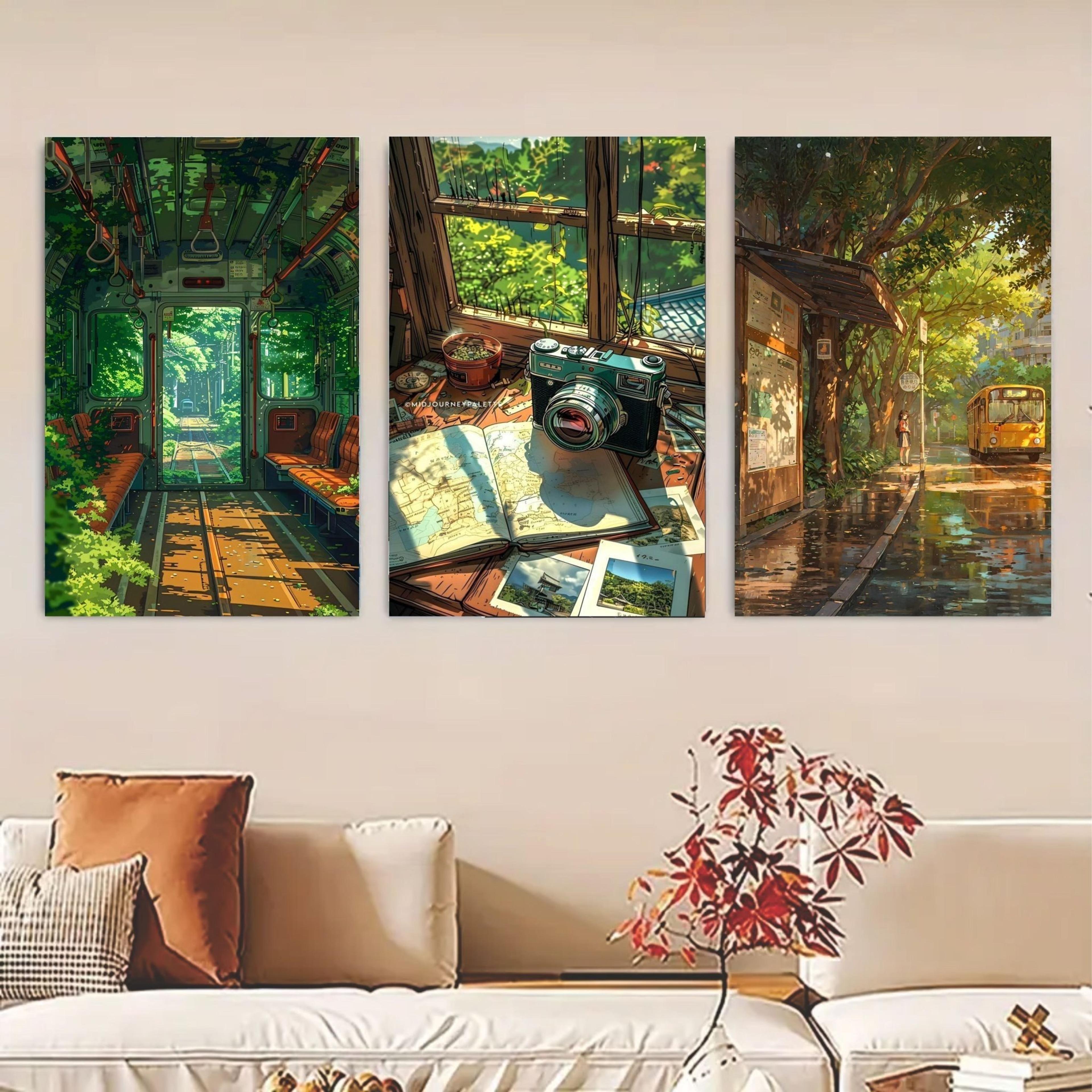 3-Panel Wall Art Tiles - Thumbnail 1