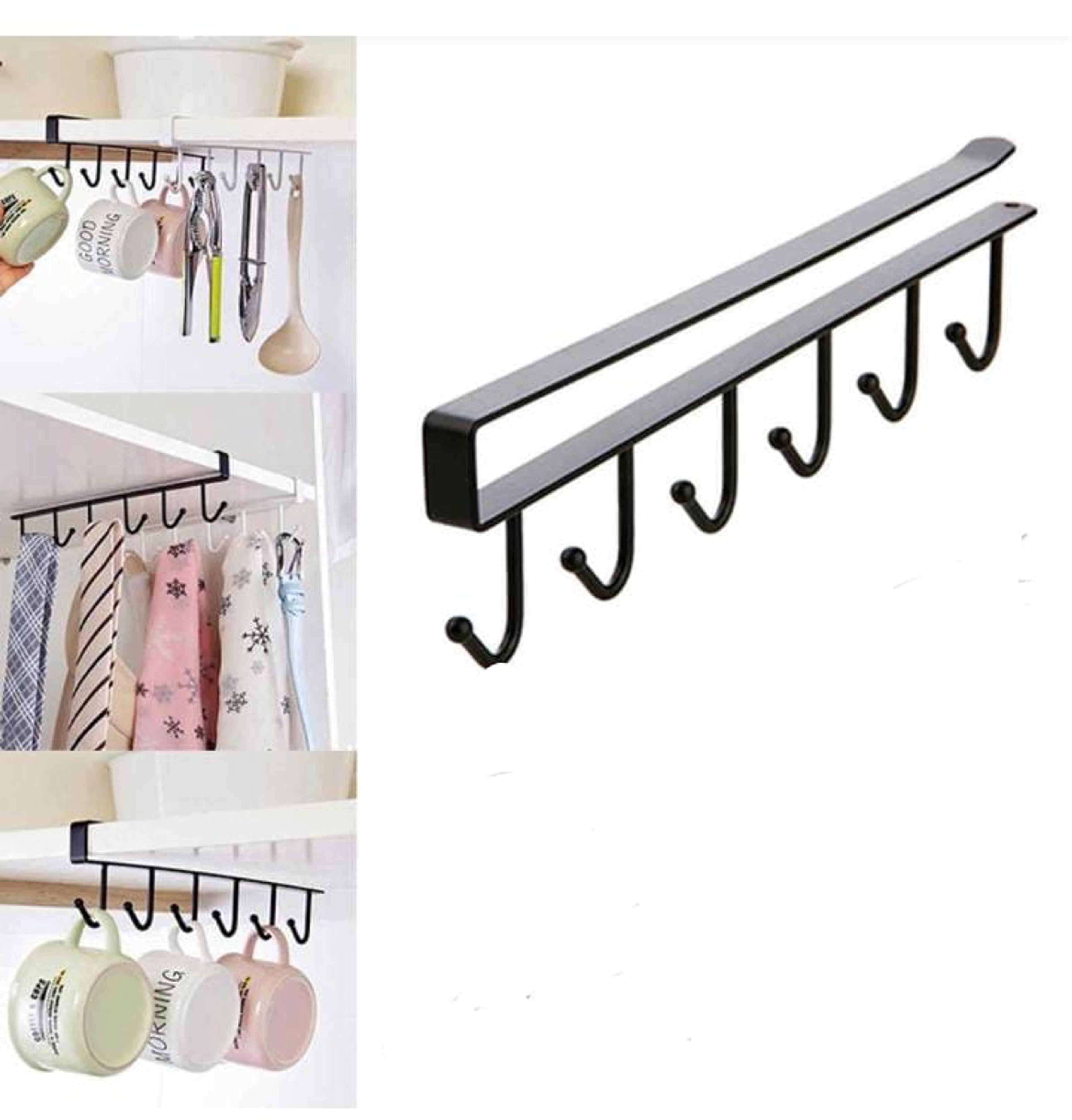 10‑Hook Mug & Glass Organizer - Thumbnail 2