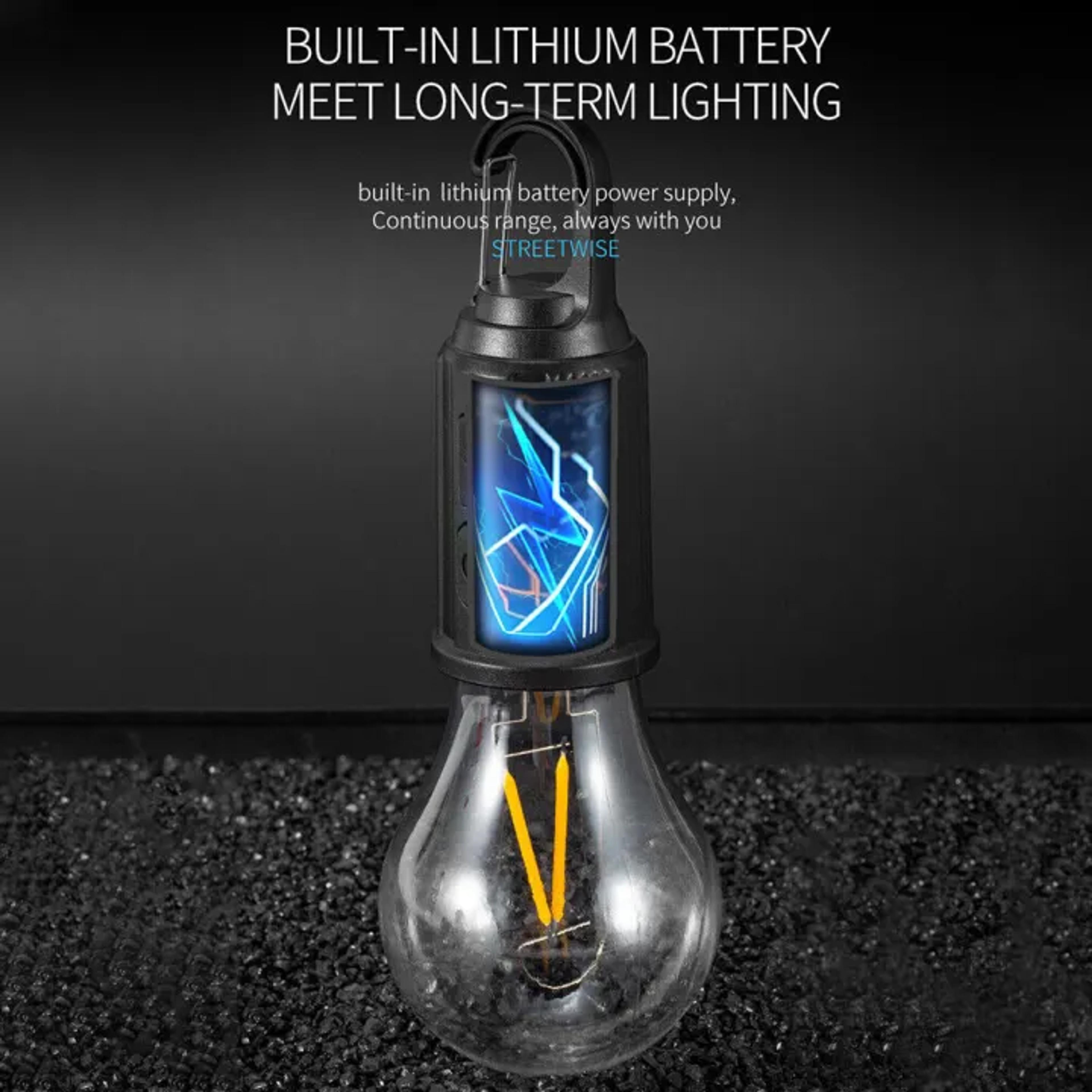 USB Rechargeable LED Camping Lamp - Thumbnail 3
