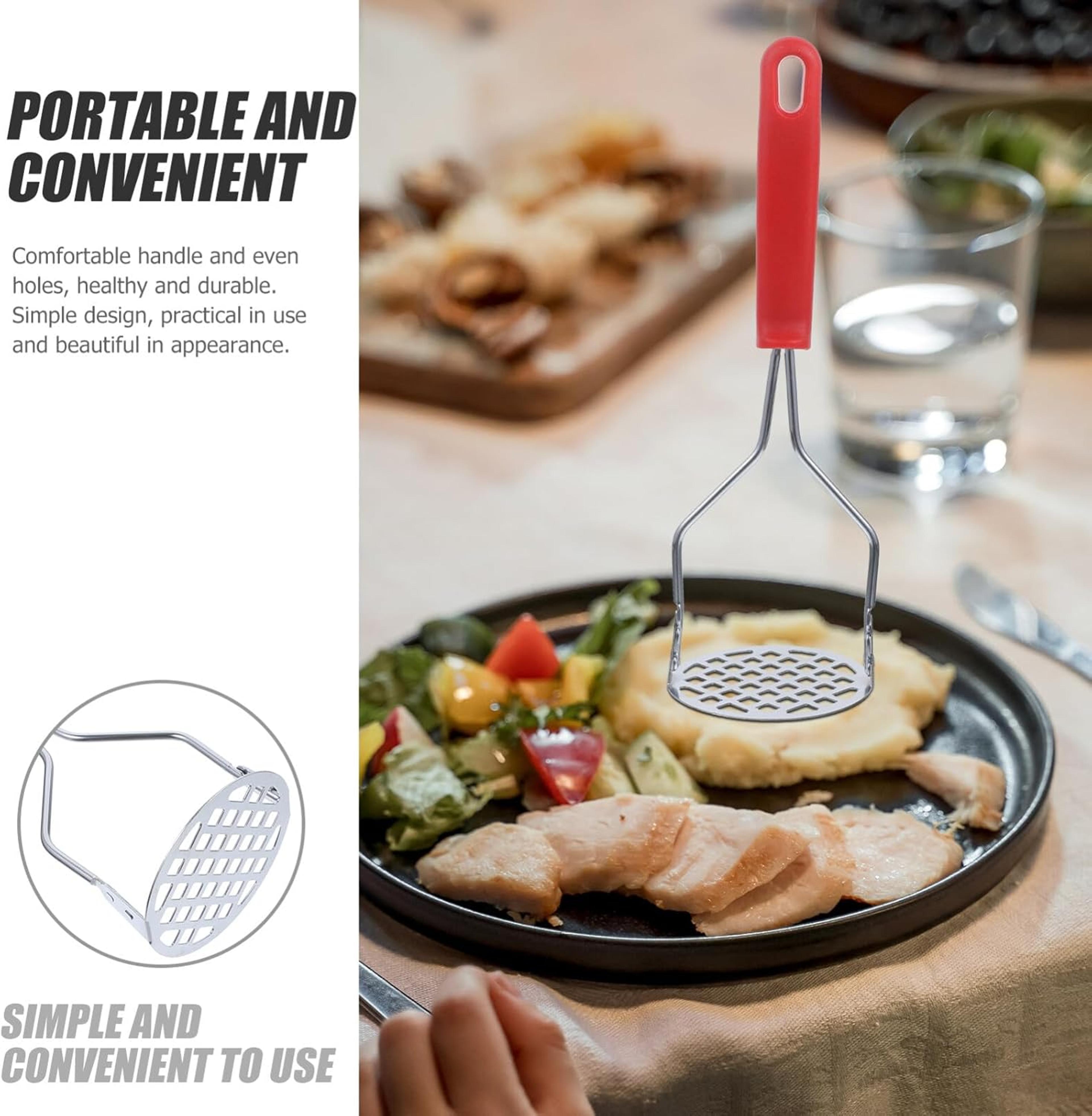 Stainless Steel Manual Potato Masher - Thumbnail 8