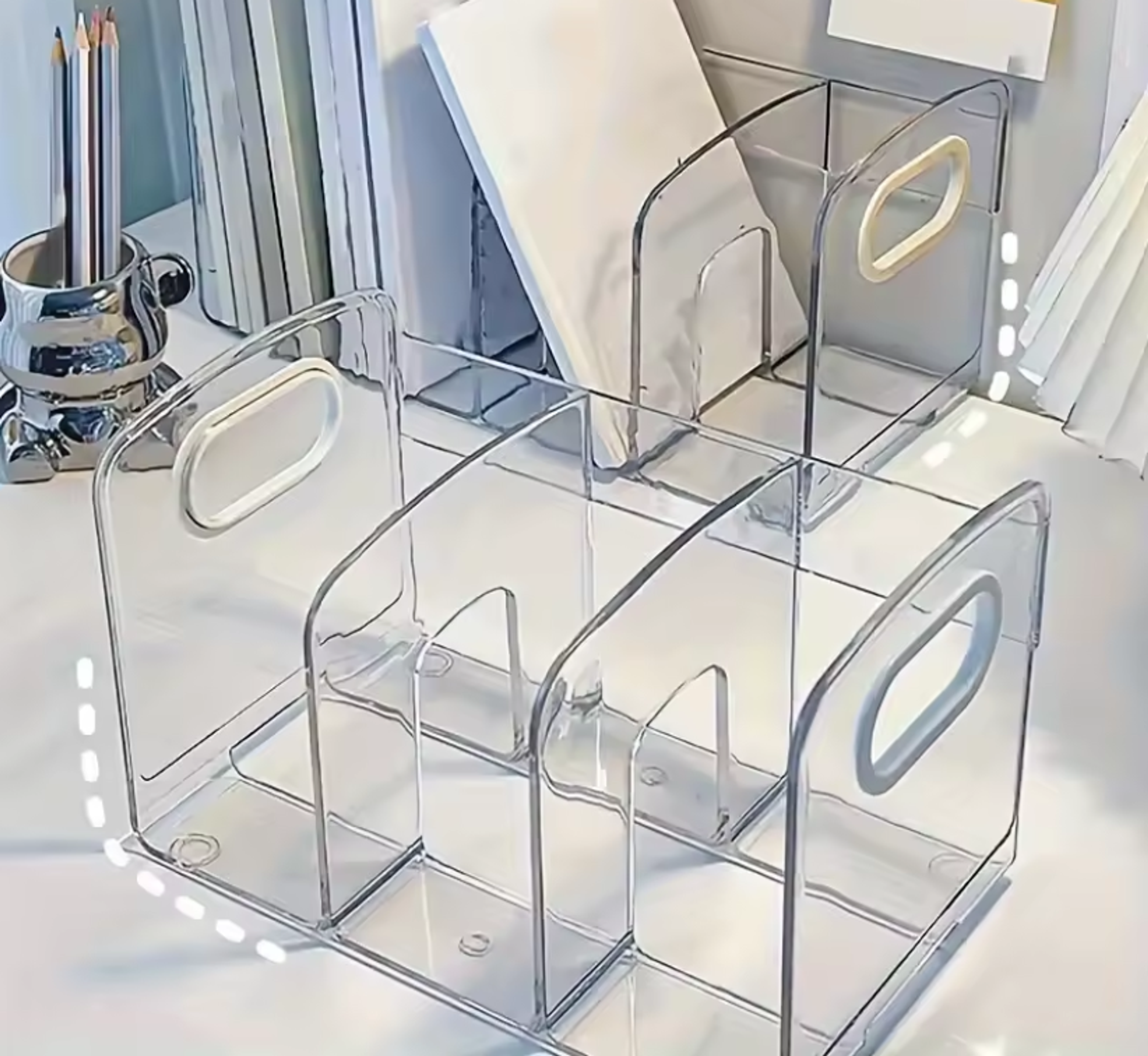 Clear Acrylic Book Rack - Thumbnail 4