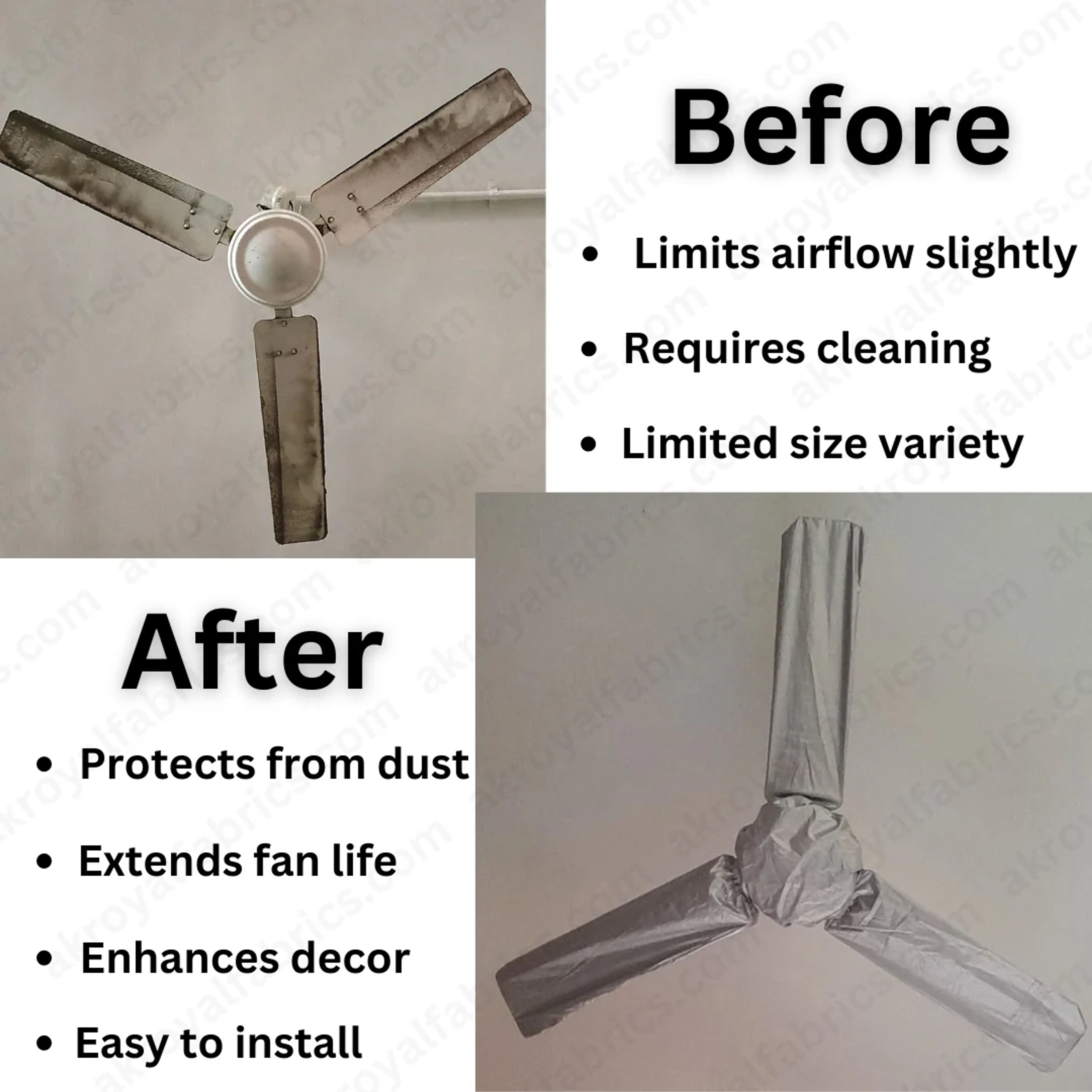 Ceiling Fan Dust Shield - Thumbnail 3