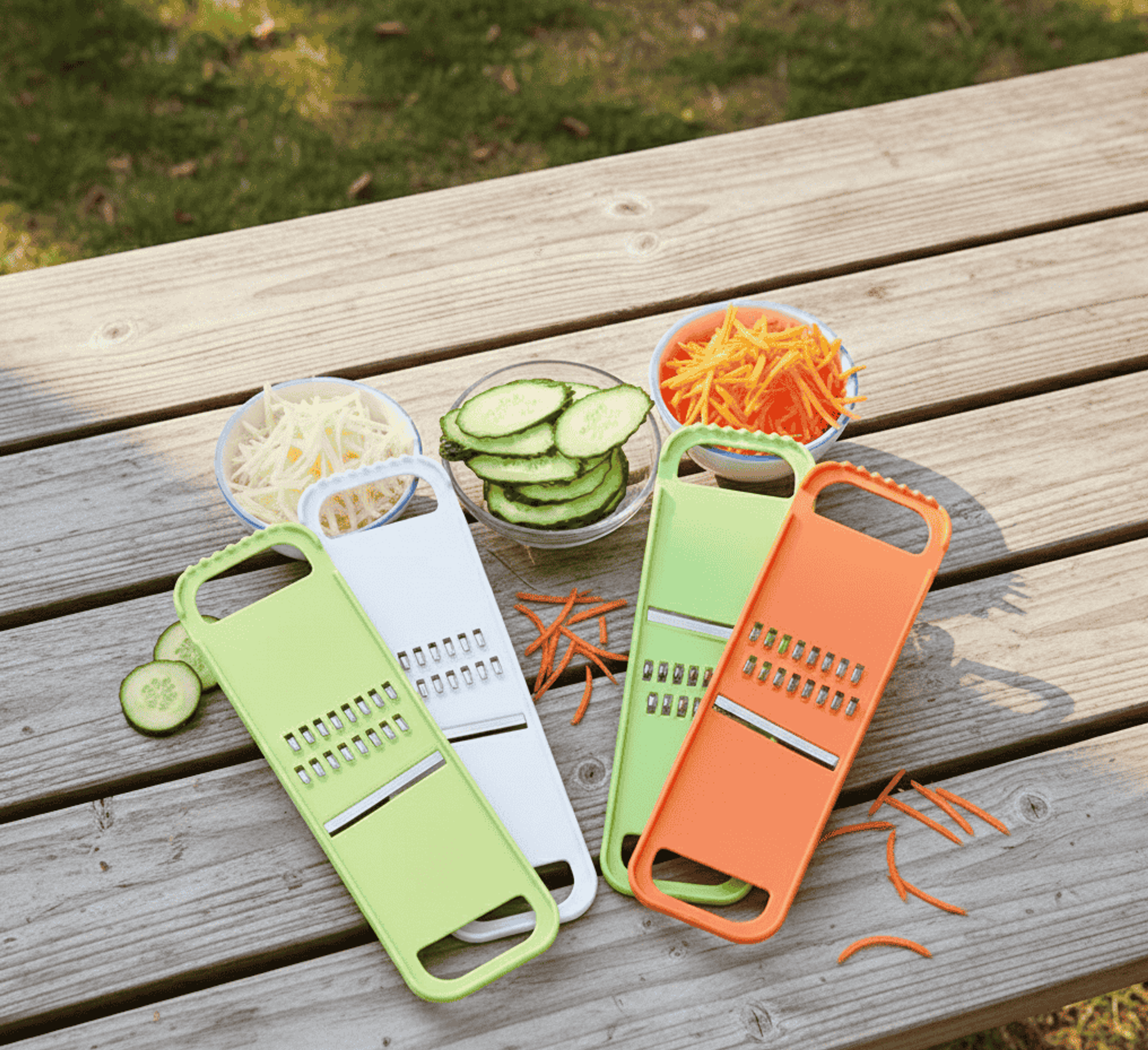 Stainless Steel Mandoline & Grater - Thumbnail 1