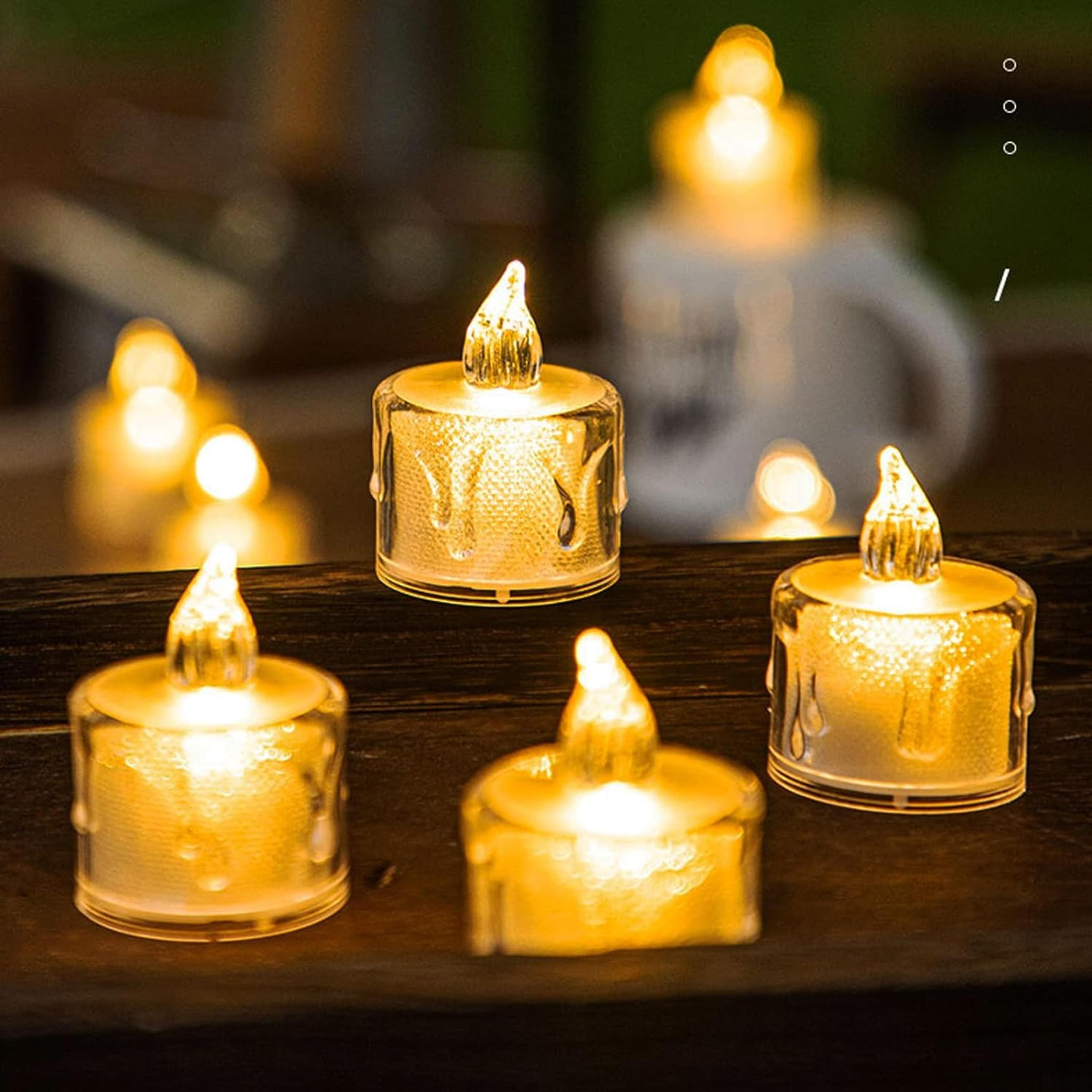 LED Tea Light with Wax Drip - Thumbnail 4