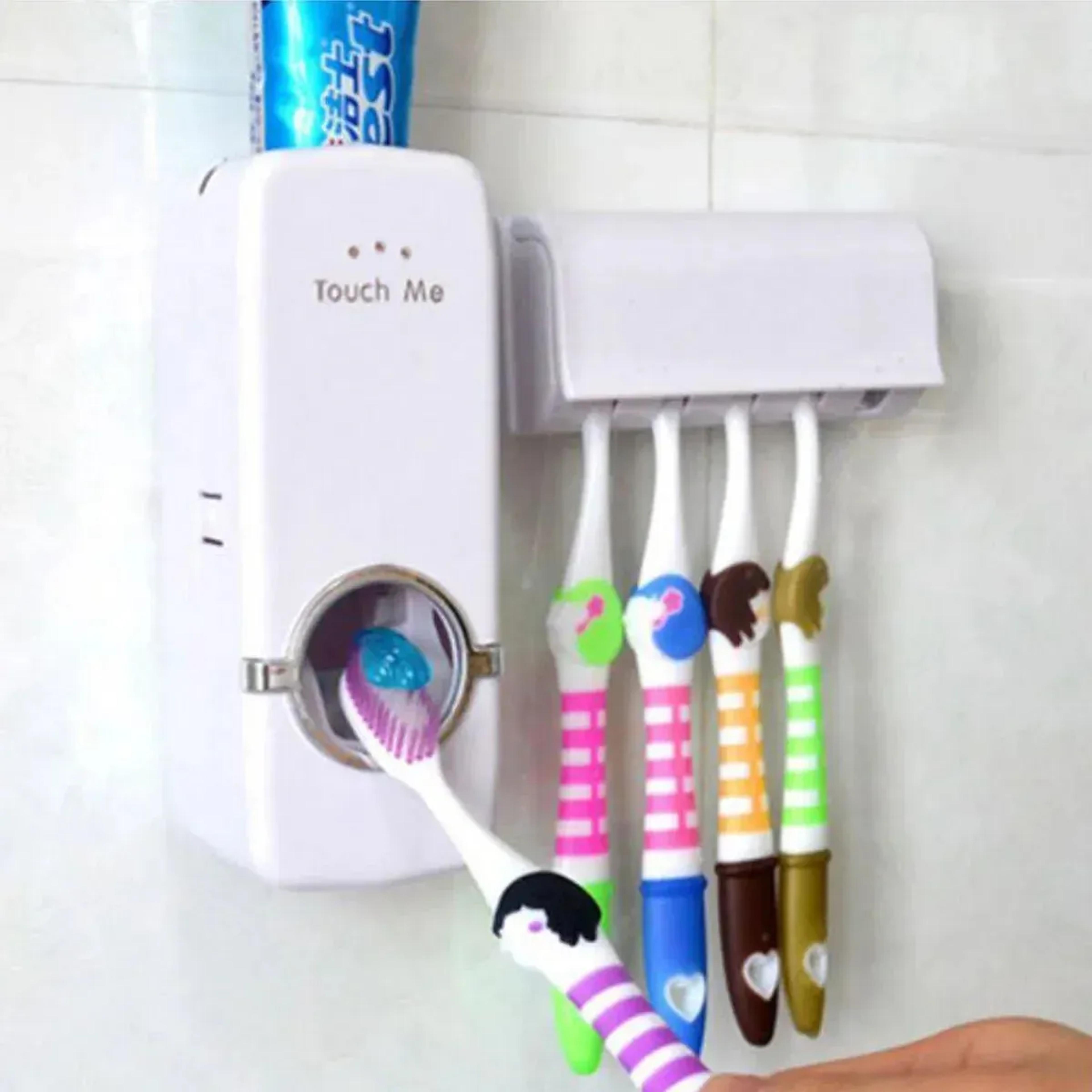 Wall-Mounted Toothpaste & Brush Dispenser - Thumbnail 3