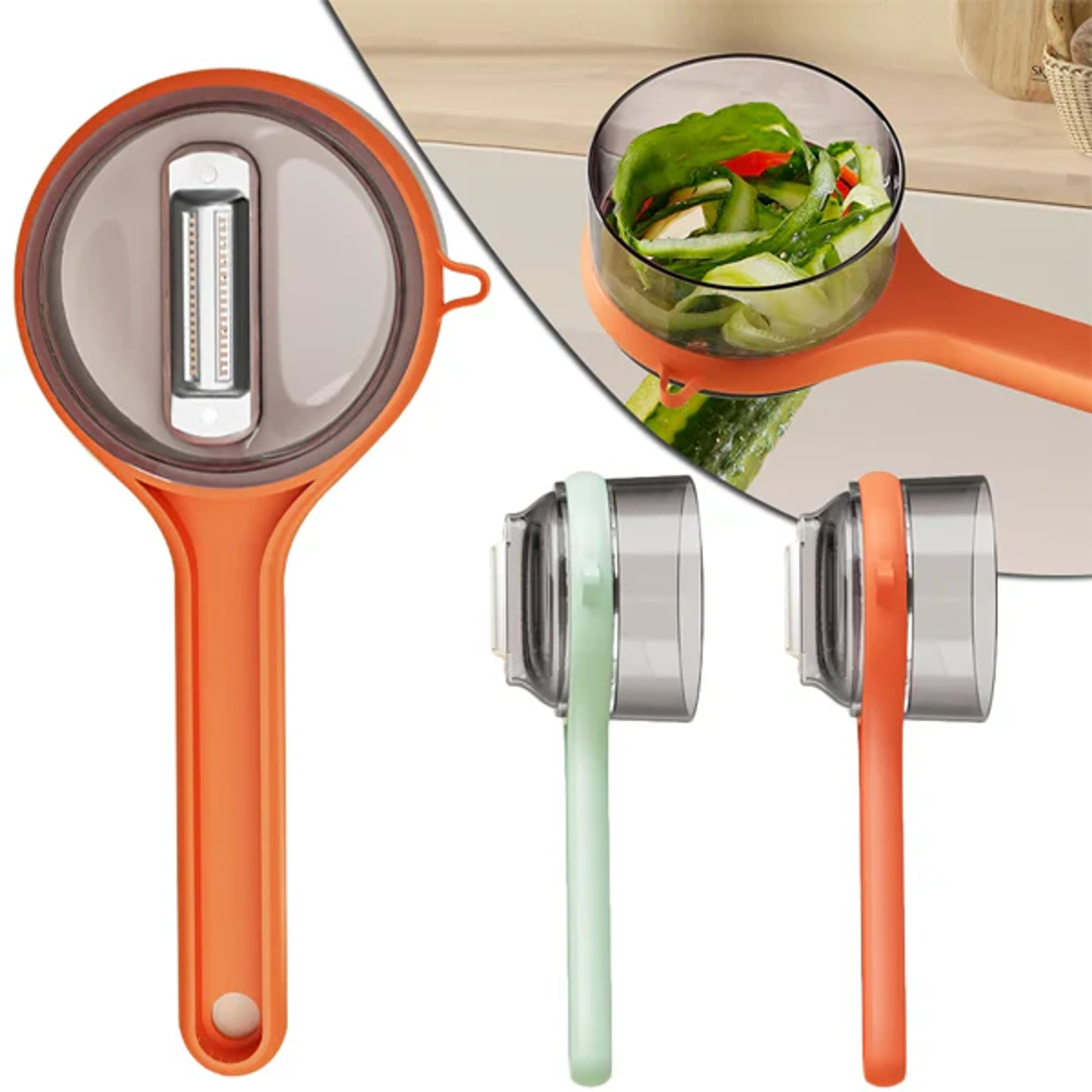 Peeler with Built‑In Container - Thumbnail 1