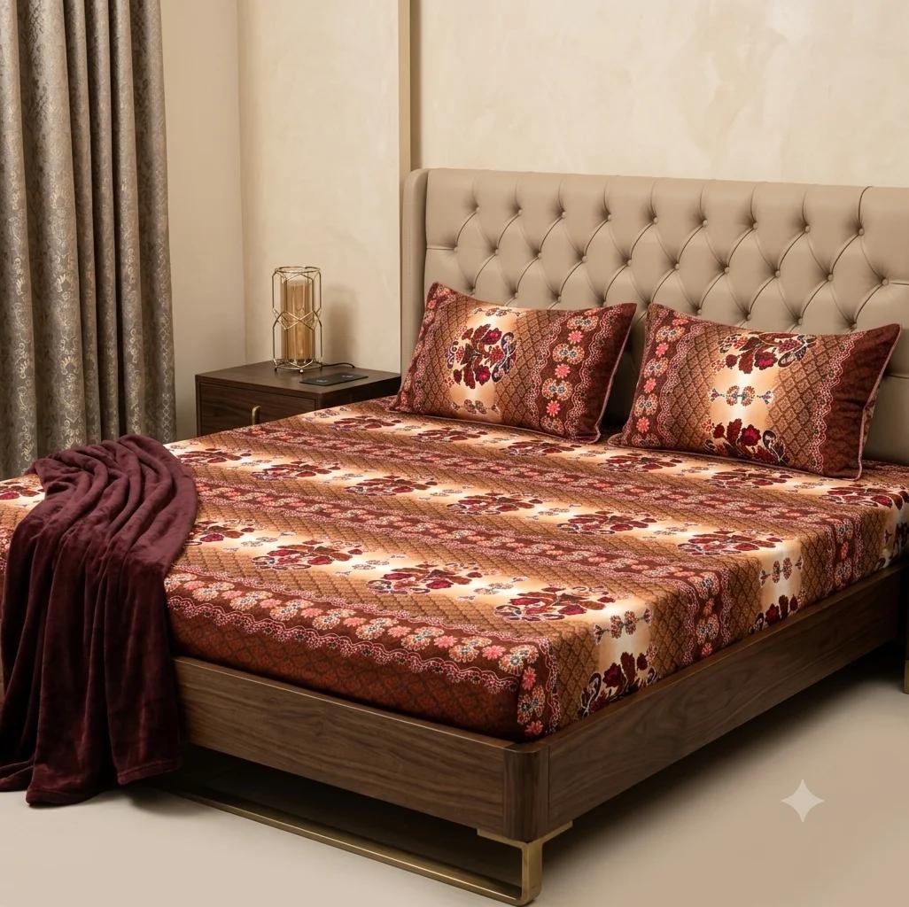Amber Bloom Bedsheet Set - Image 1