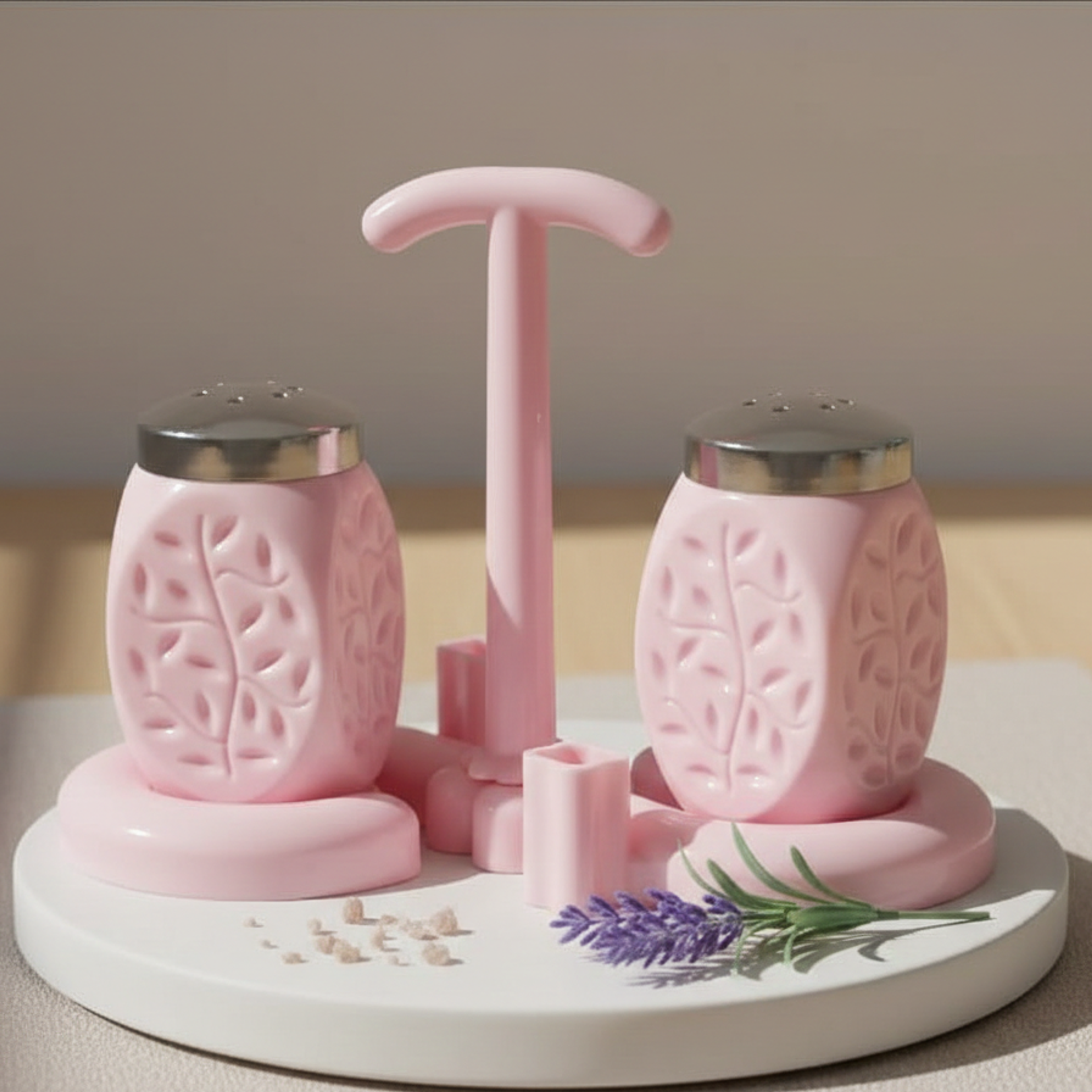 Aluminium Salt Sugar Pot Set - Thumbnail 1