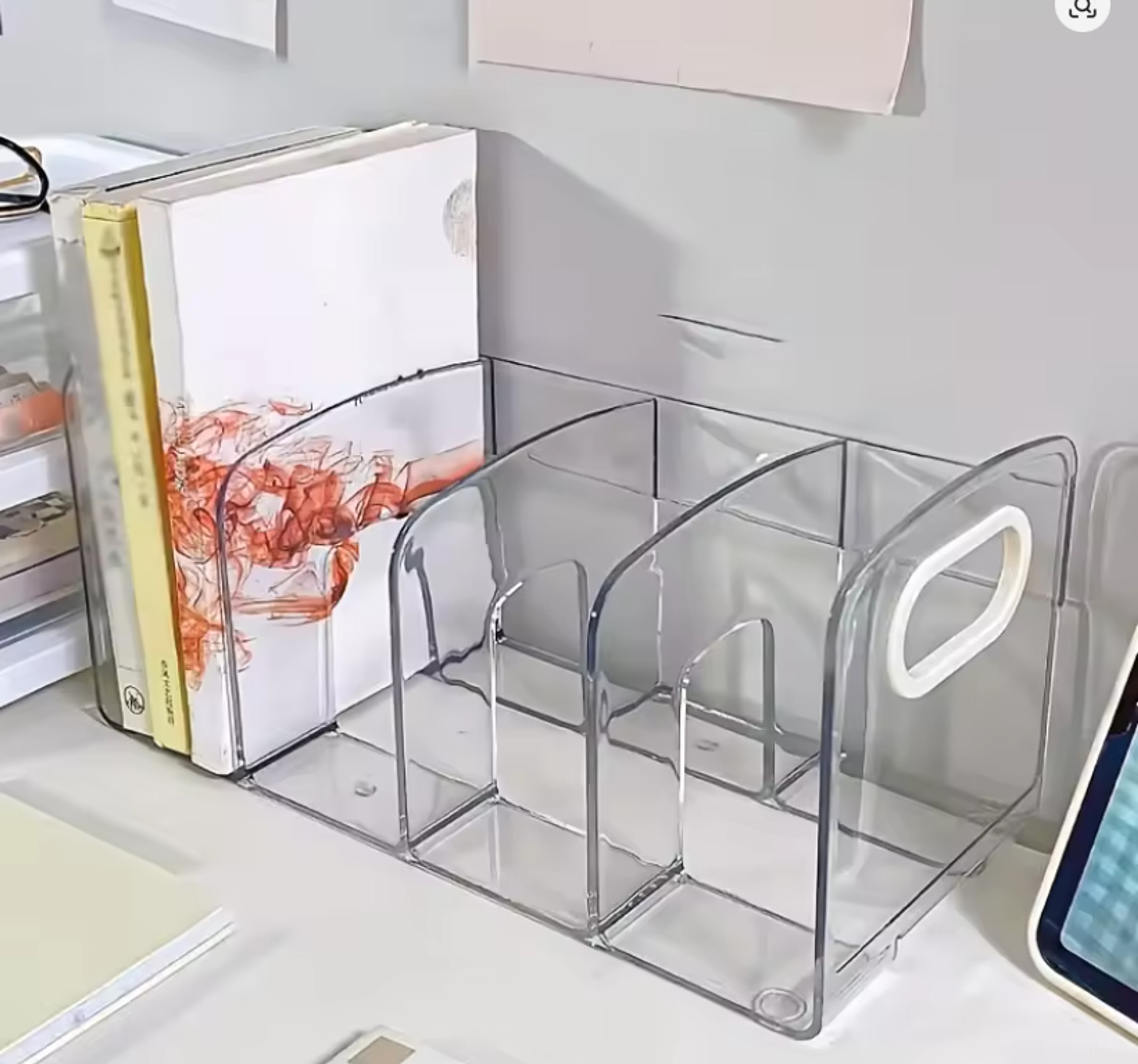 Clear Acrylic Book Rack - Thumbnail 3